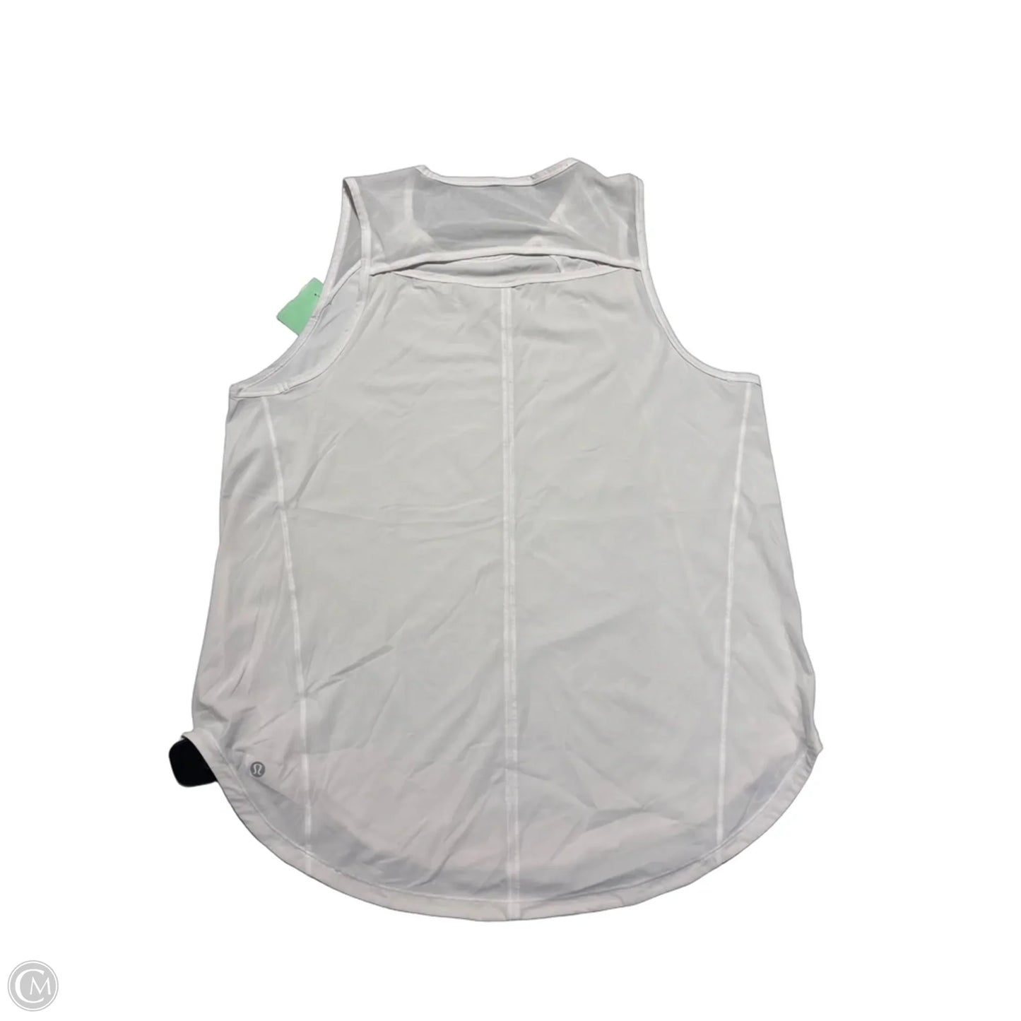 Athletic Tank Top By Lululemon In White, Size: Xl