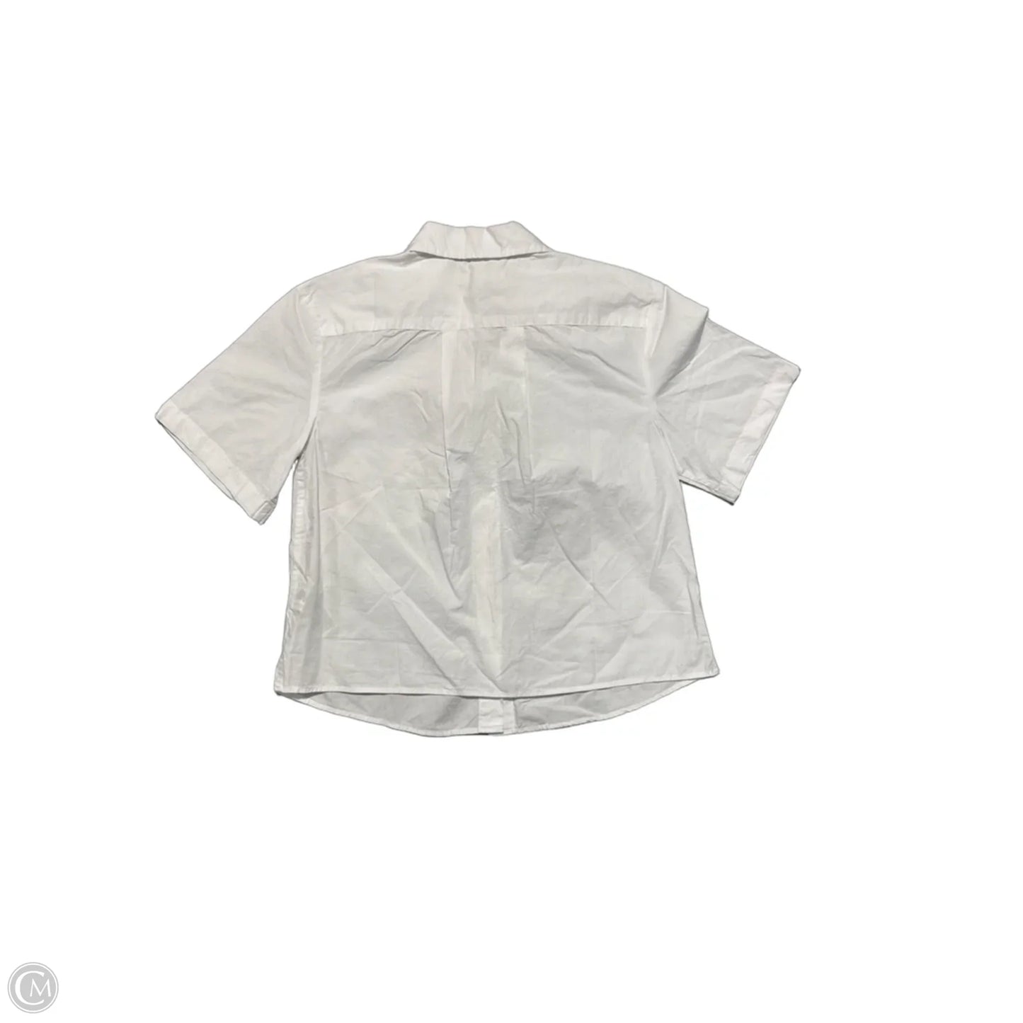 Top Short Sleeve By Banana Republic In White, Size: Xxs