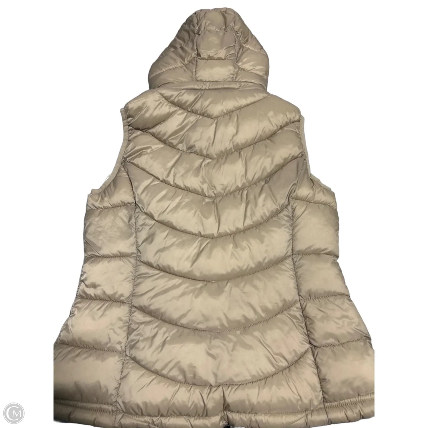 Vest Puffer & Quilted By Charter Club In Tan, Size: M