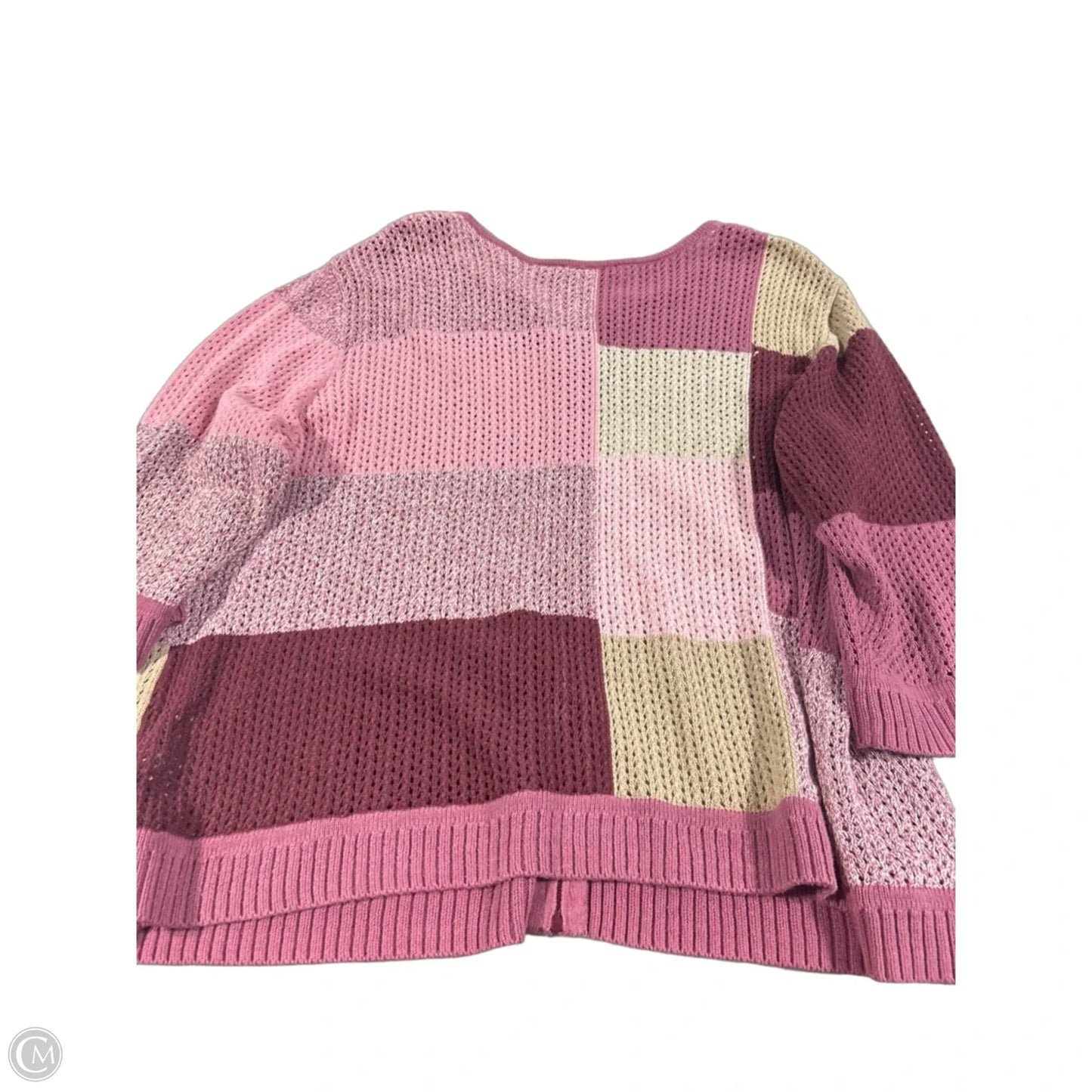 Sweater By Cj Banks In Pink, Size: 3x