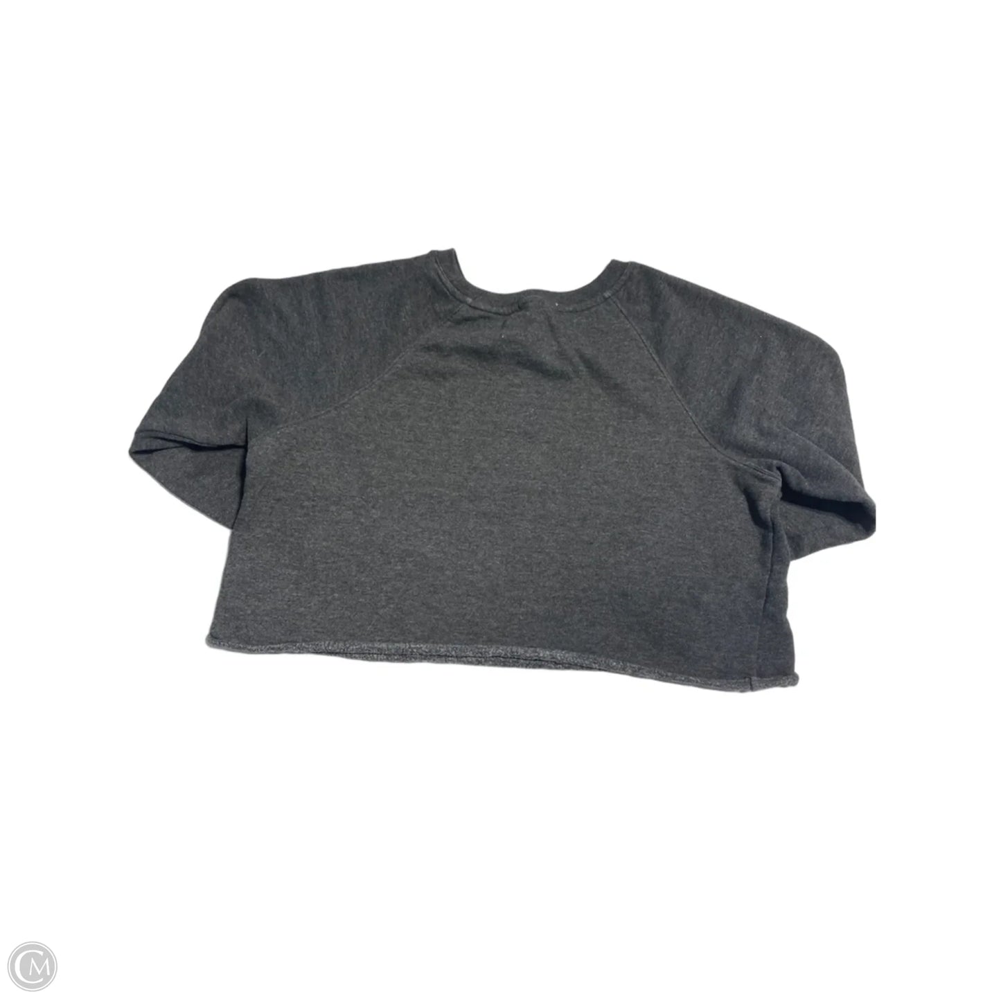 Top Long Sleeve By Cmc In Grey, Size: M