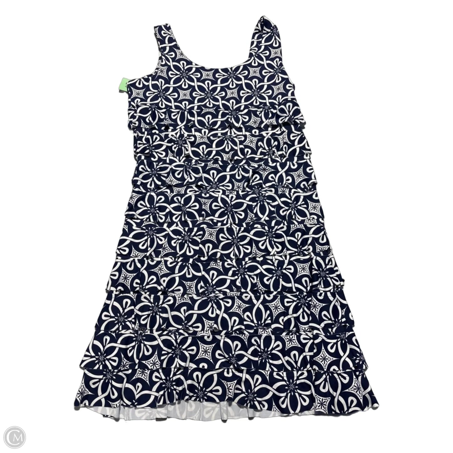 Dress Casual Short By Lulu B In Blue & White, Size: S