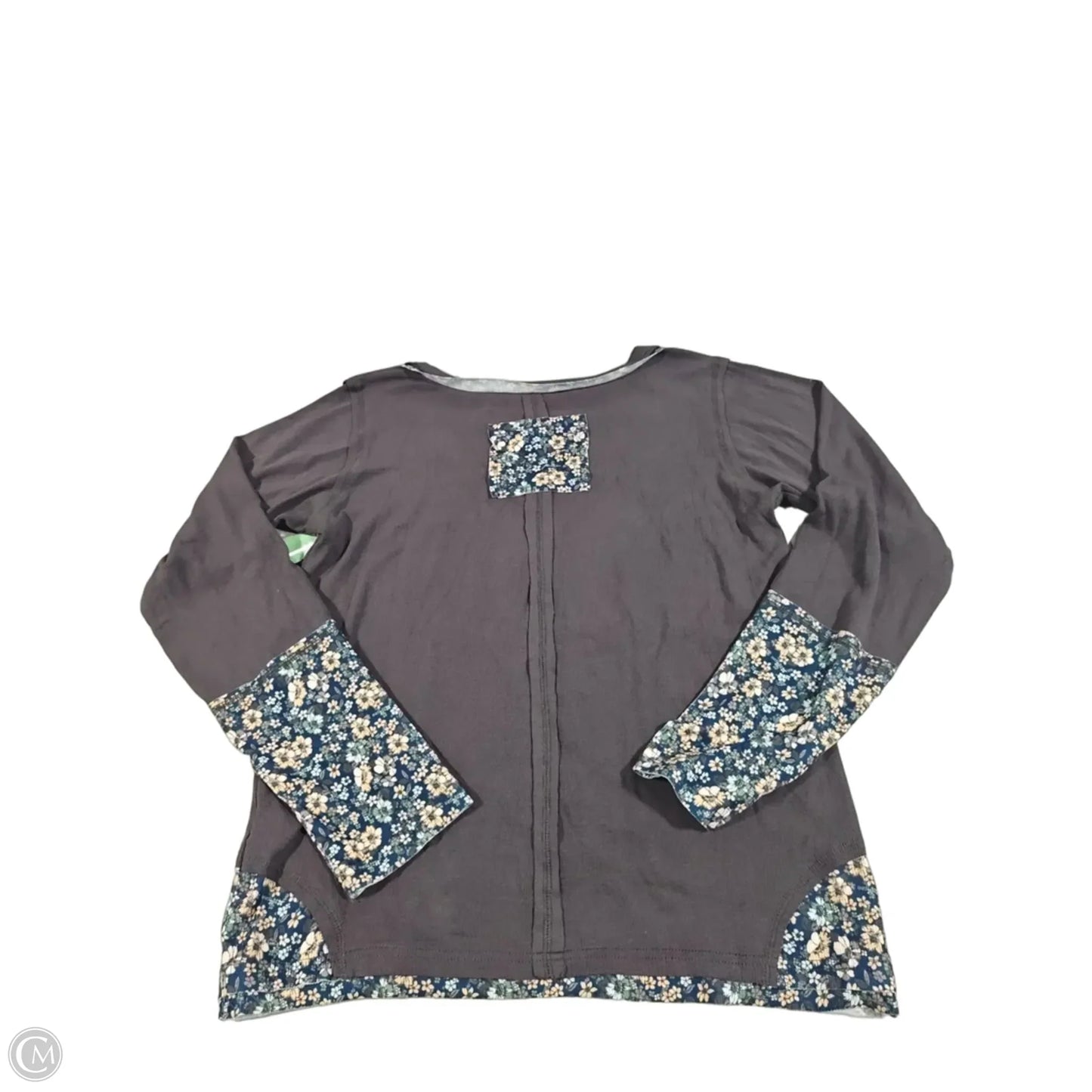 Top Long Sleeve By Pol In Grey, Size: M