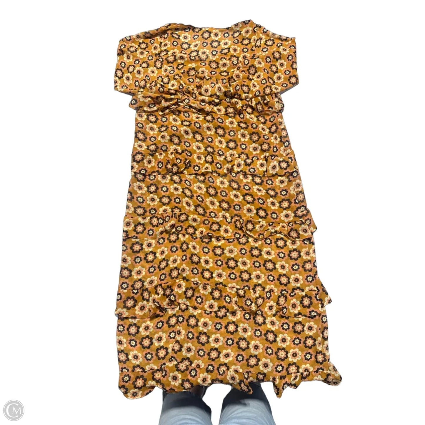 Dress Casual Maxi By Show Me Your Mumu In Orange, Size: L
