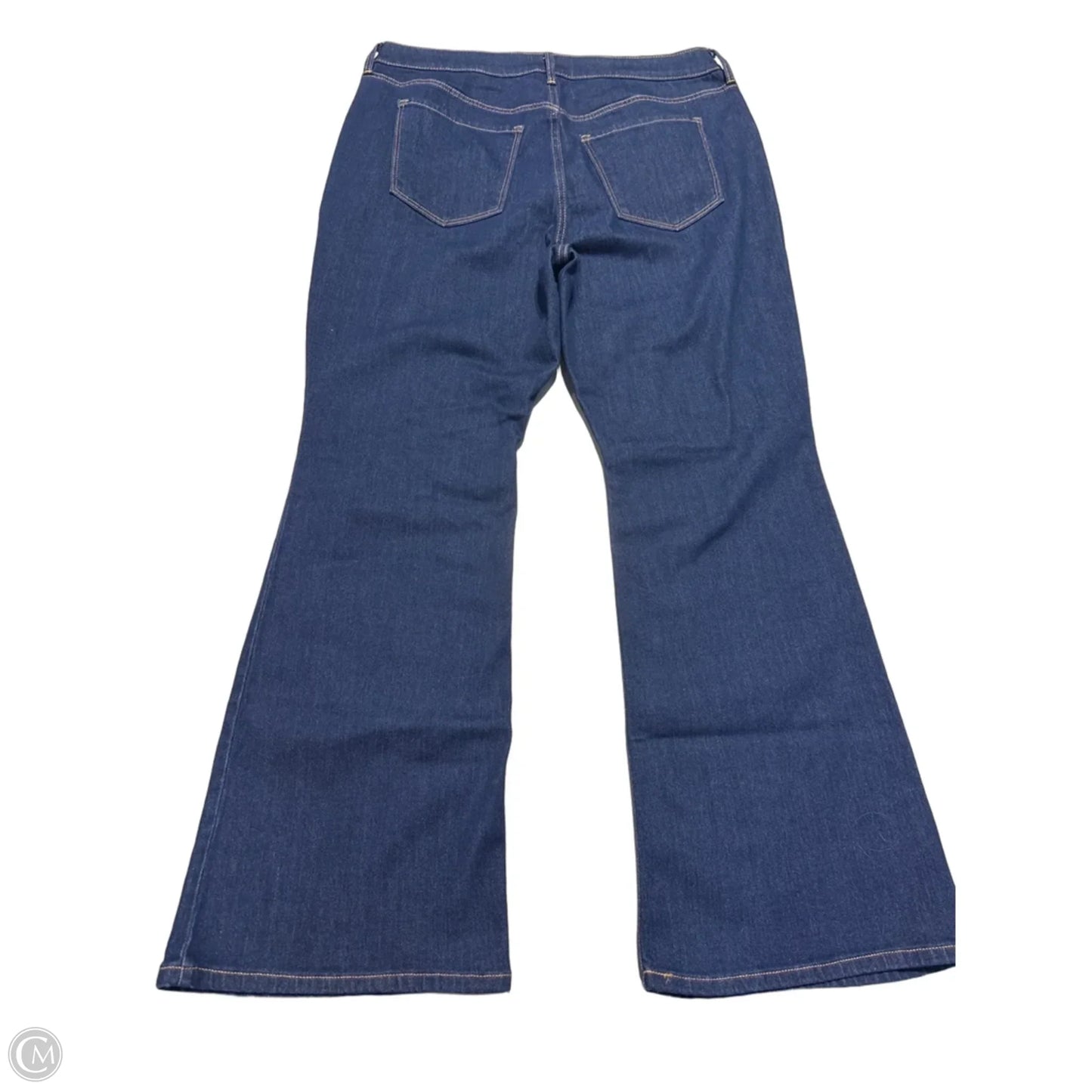 Jeans Flared By Old Navy In Blue Denim, Size: 16