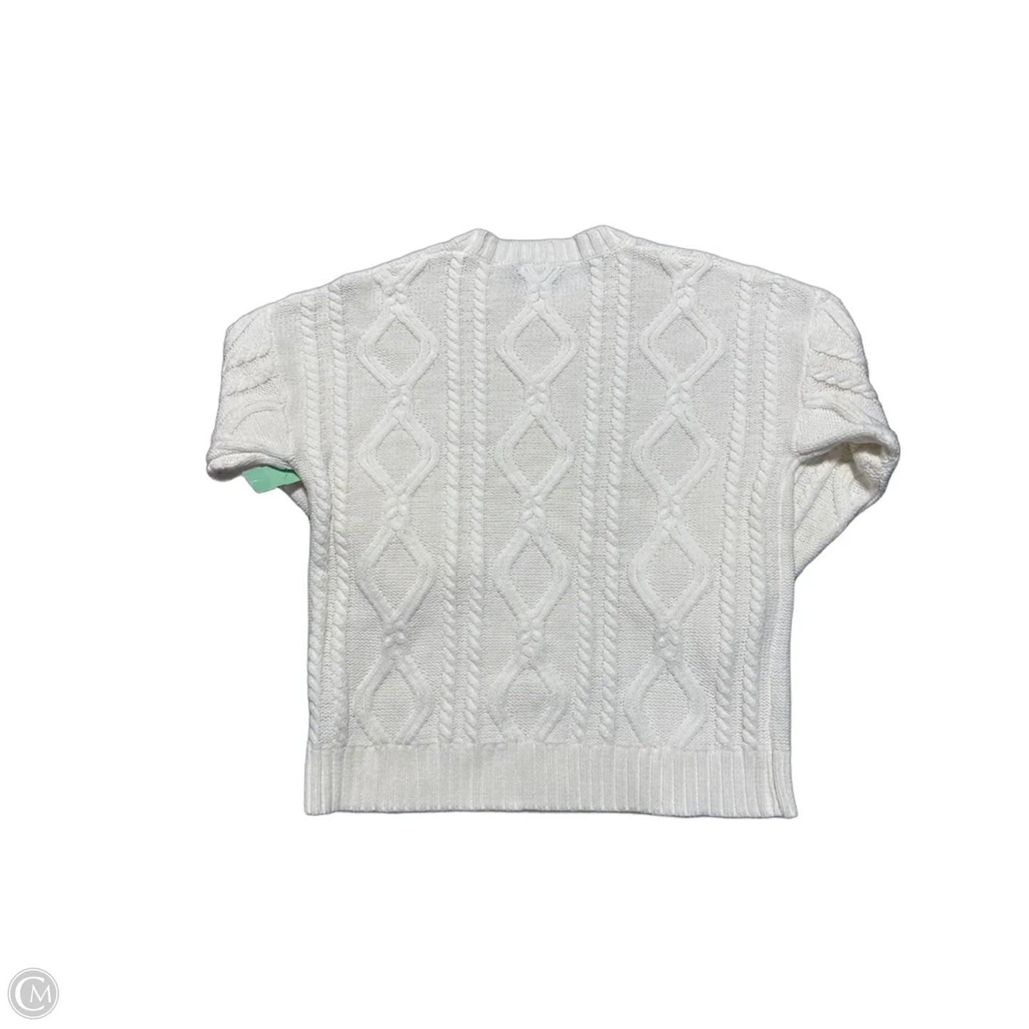 Sweater By Trendy Queen In White, Size: L
