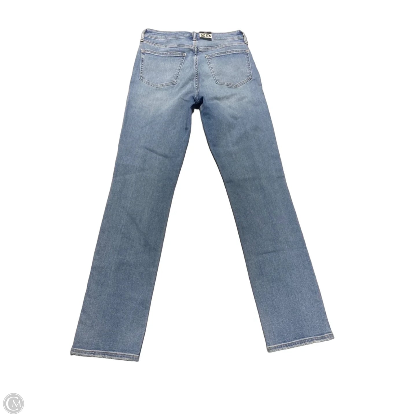 Jeans Straight By Gap In Blue Denim, Size: 8