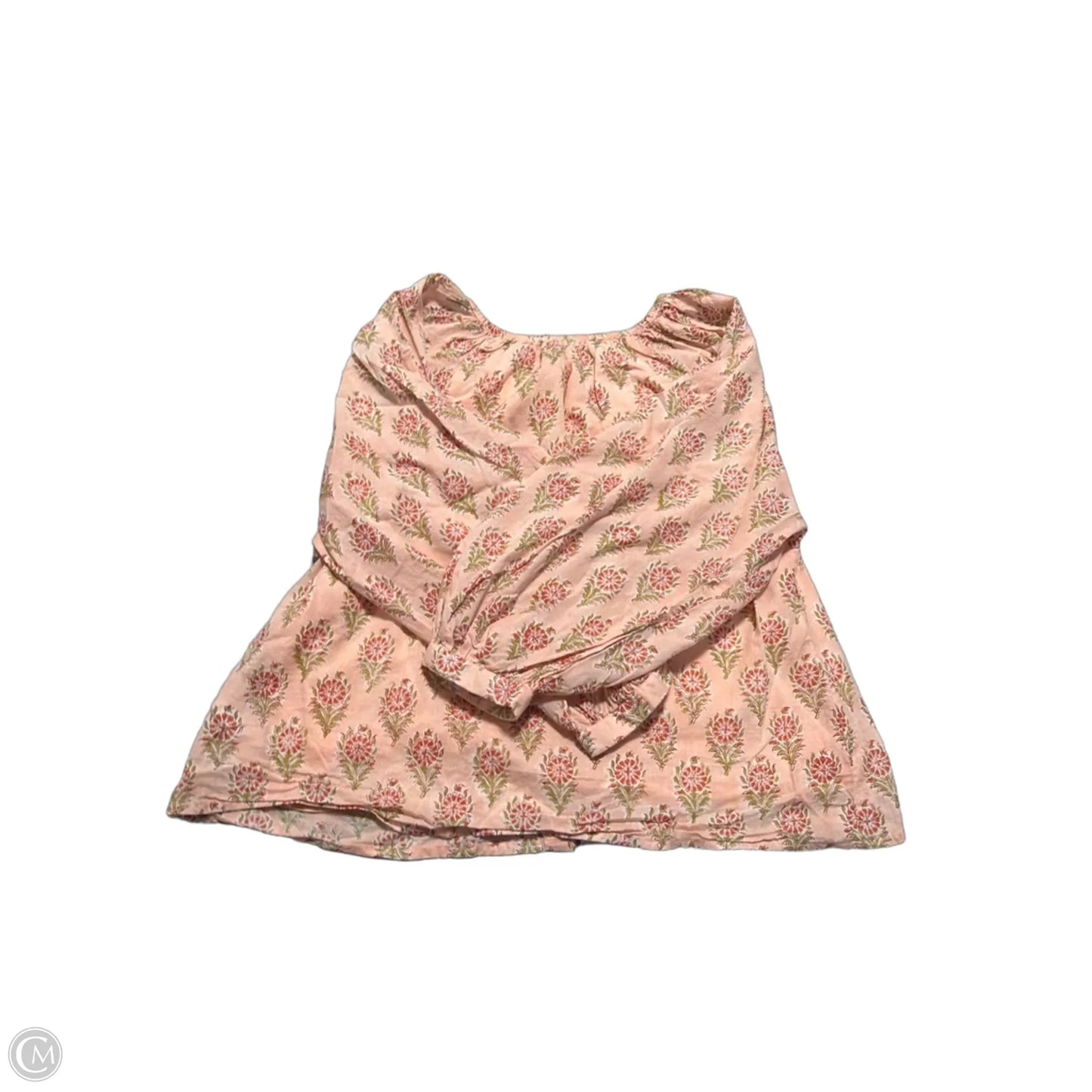 Top Long Sleeve By Emery Rose In Pink, Size: S