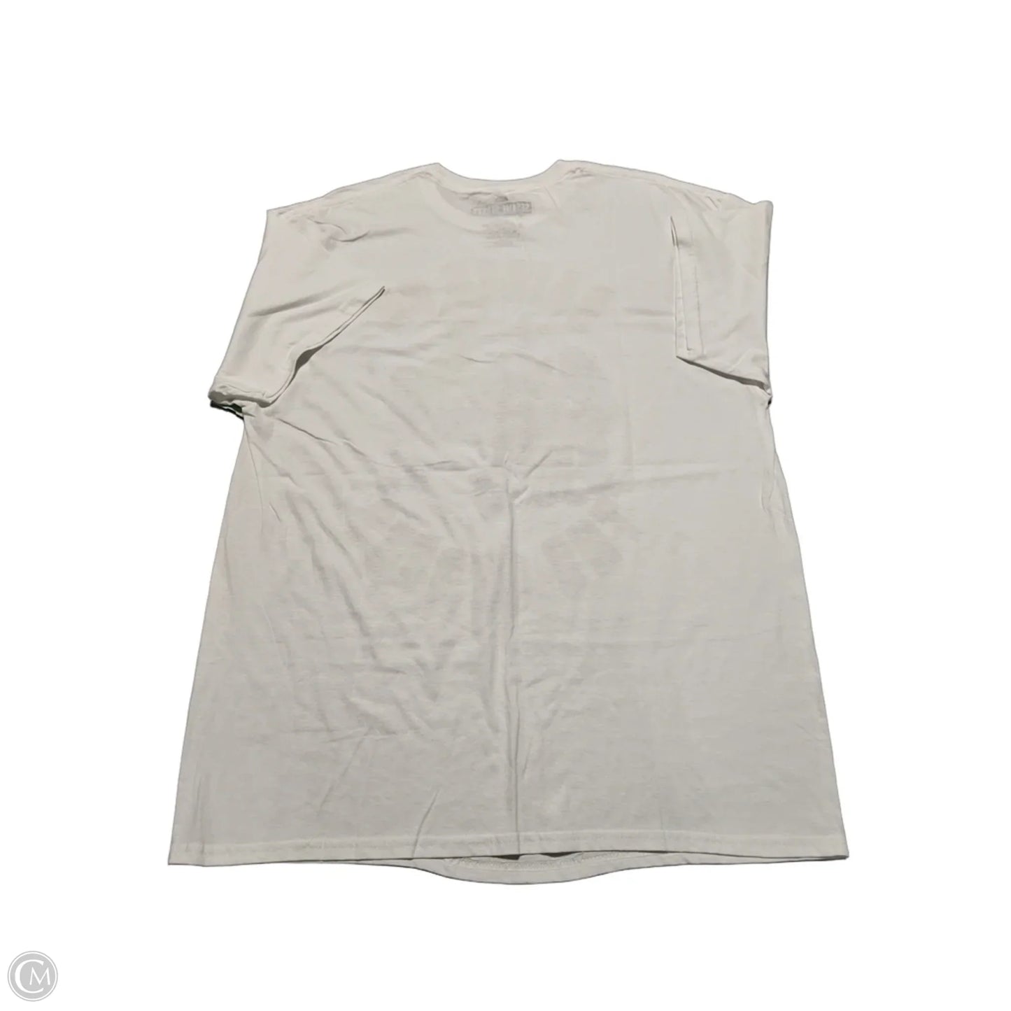 Top Short Sleeve Basic By Cme In White, Size: Xl