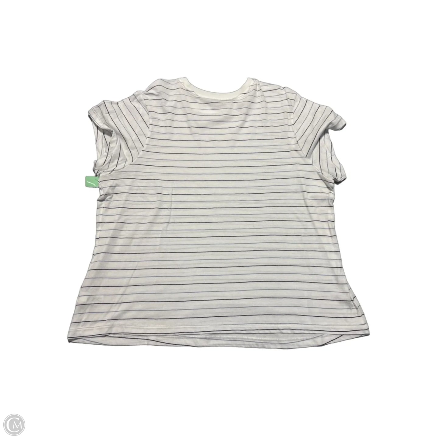 Top Short Sleeve By Universal Thread In Blue & White, Size: Xxl