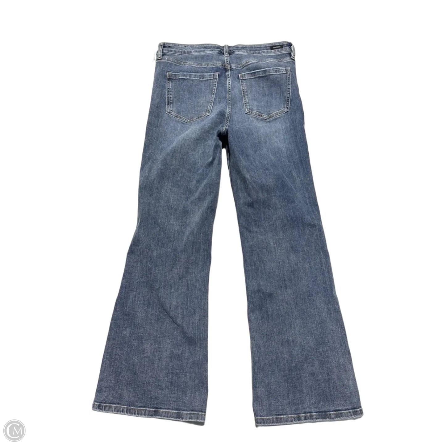 Jeans Flared By Liverpool In Blue Denim, Size: 14