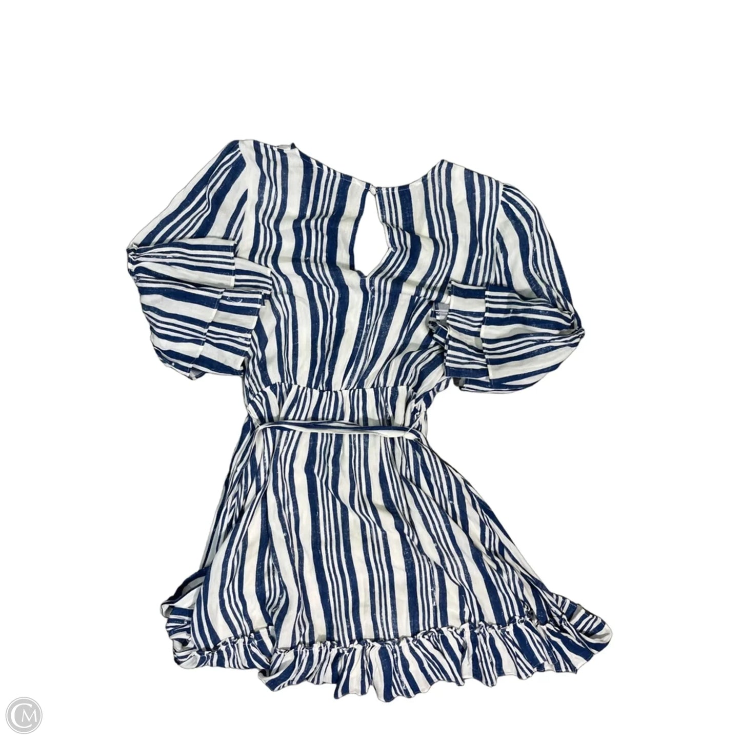 Dress Casual Short By Lulus In Blue & White, Size: Xs