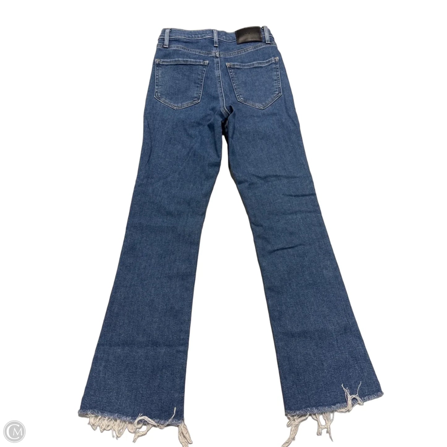 Jeans Straight By Express In Blue Denim, Size: 0