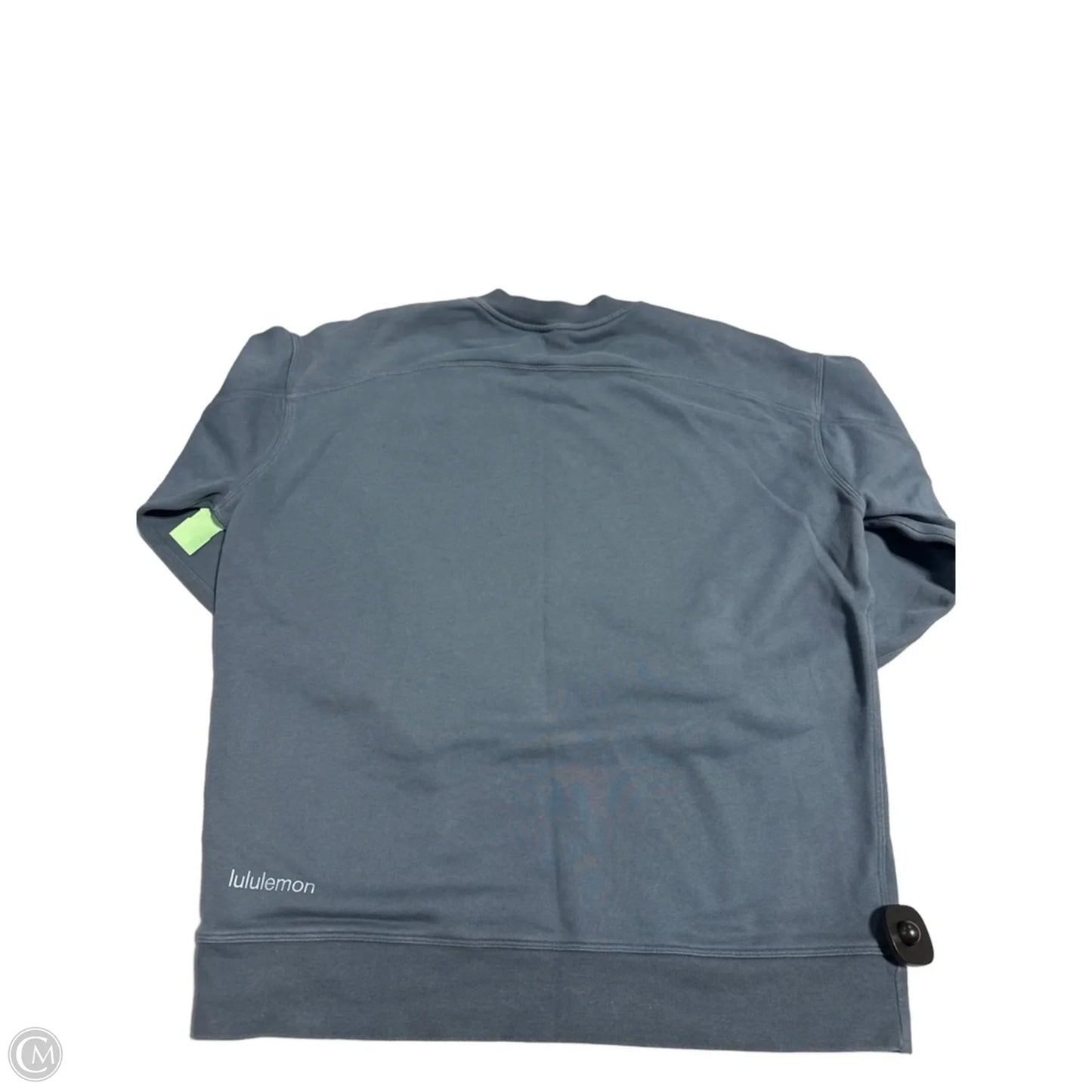 Athletic Sweatshirt Crewneck By Lululemon In Blue, Size: L
