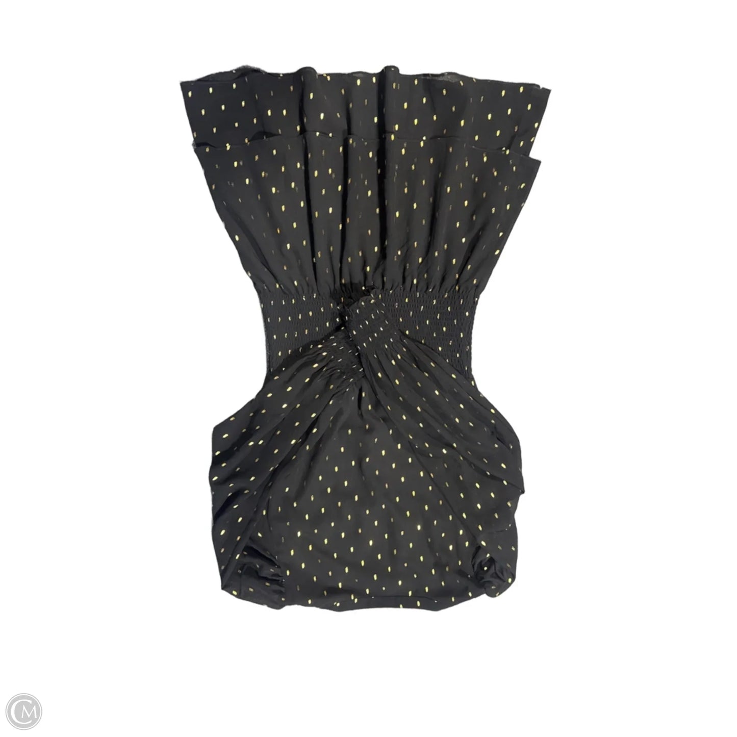 Dress Casual Short By White House Black Market In Black & Gold, Size: S