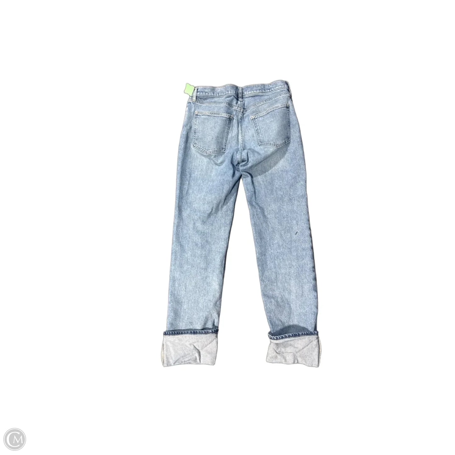 Jeans Straight By Gap In Blue Denim, Size: 8