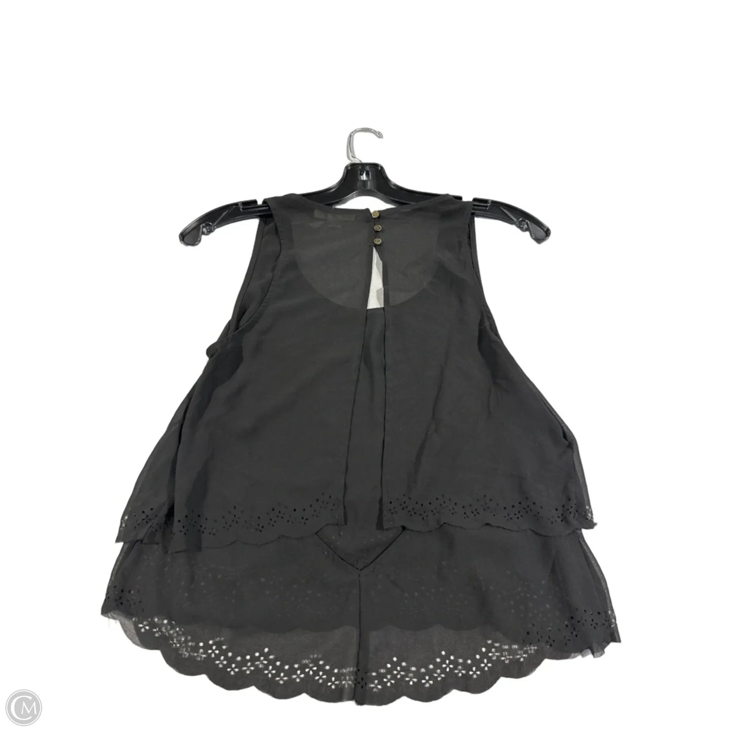 Tank Top By Double Zero In Black, Size: L