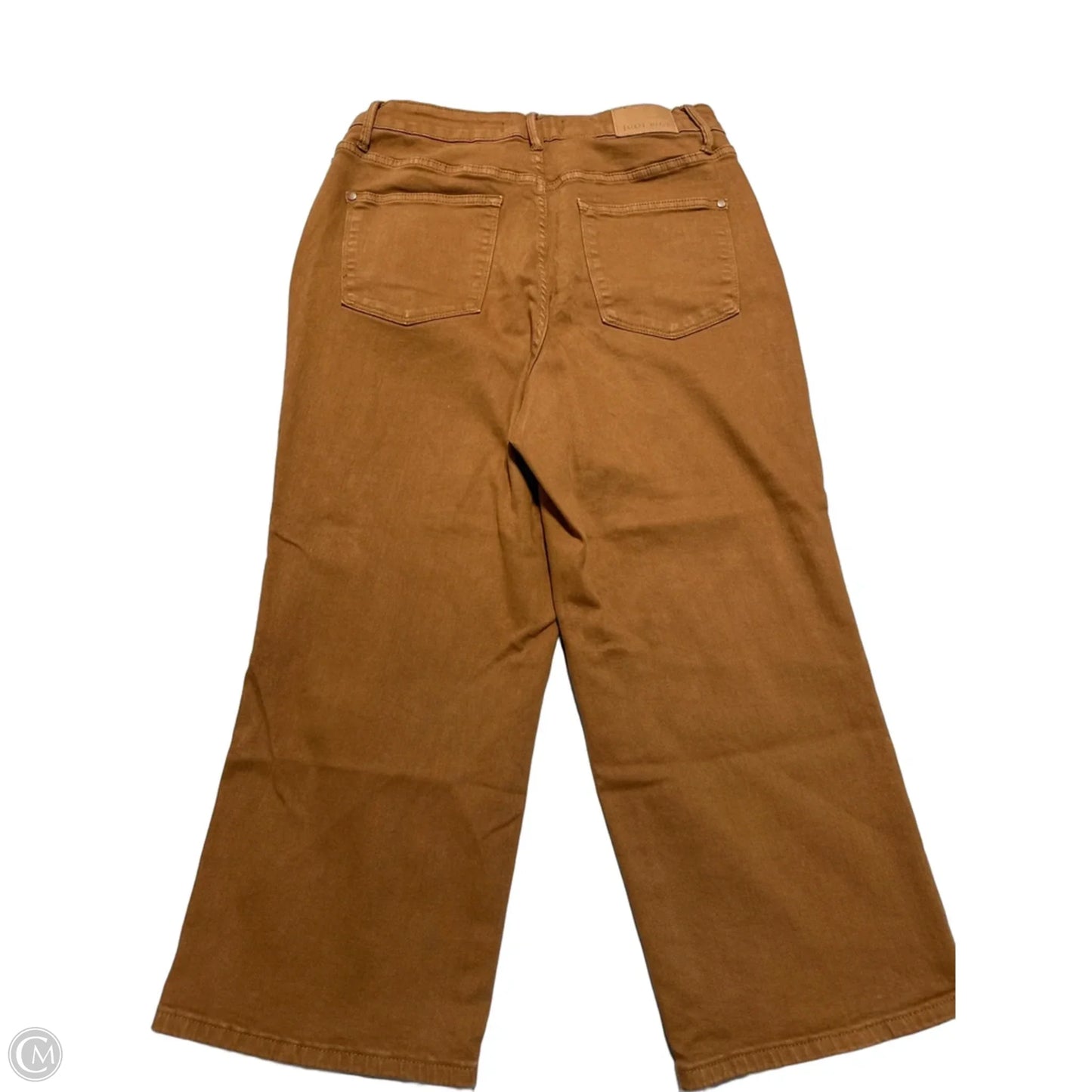 Jeans Wide Leg By Judy Blue In Brown, Size: 14