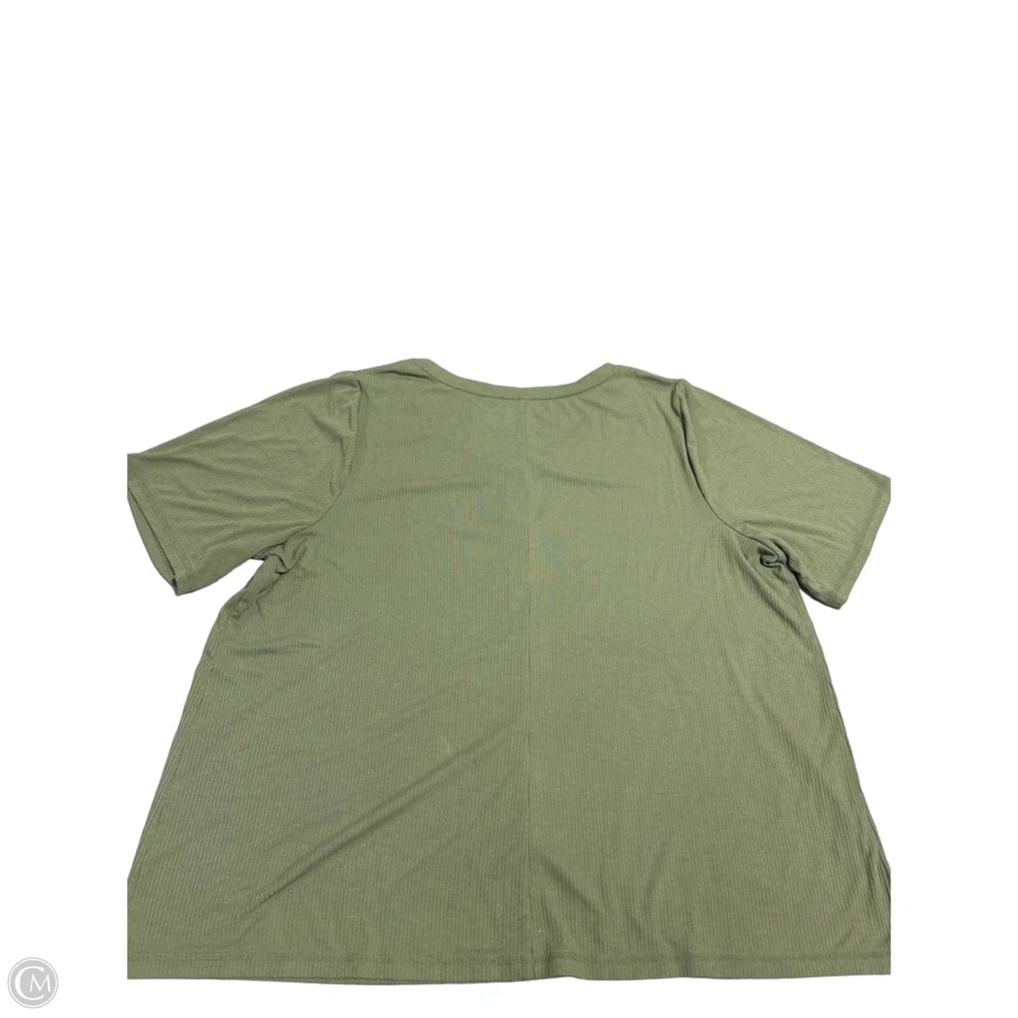 Top Short Sleeve By Lane Bryant In Green, Size: 3x