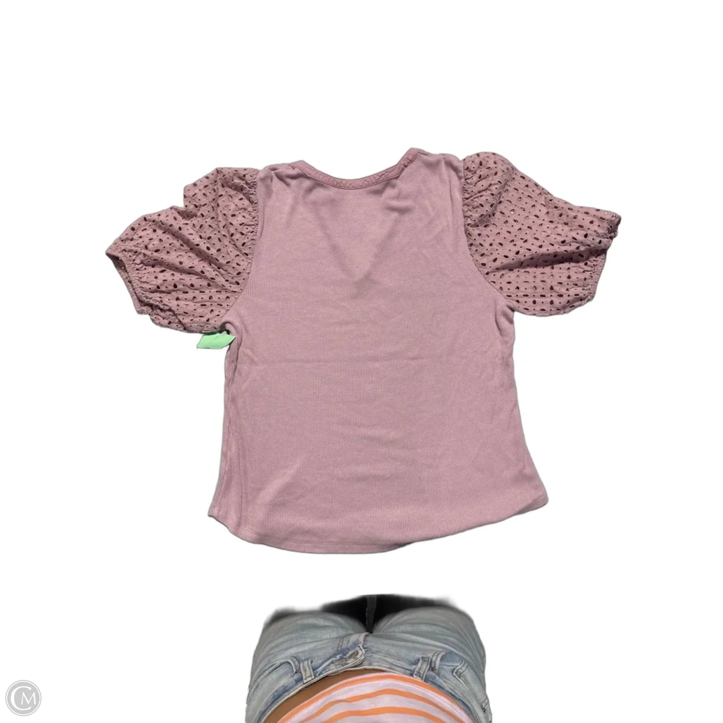 Top Short Sleeve By Nine West In Purple, Size: Xl