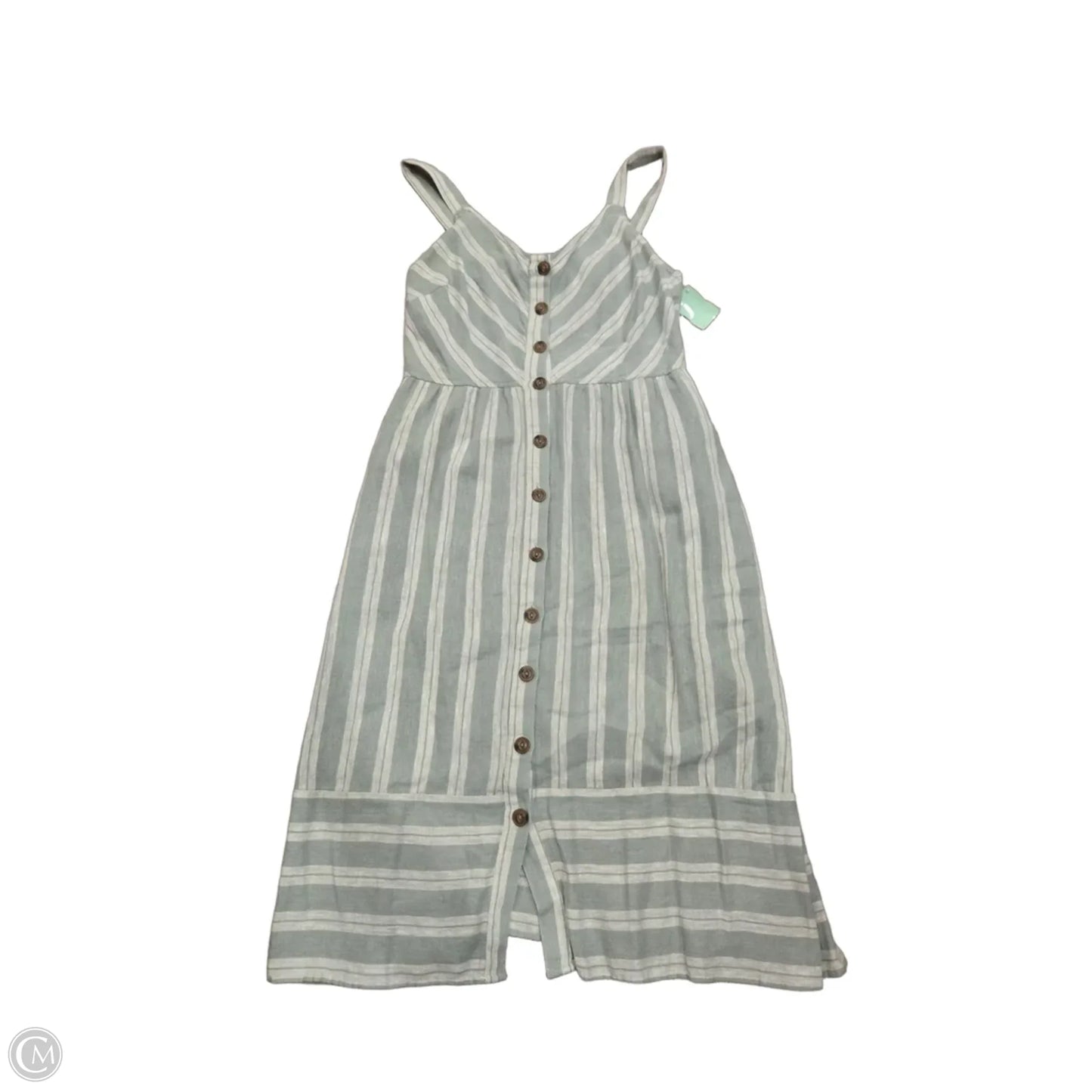Dress Casual Short By Universal Thread In Green & White, Size: M