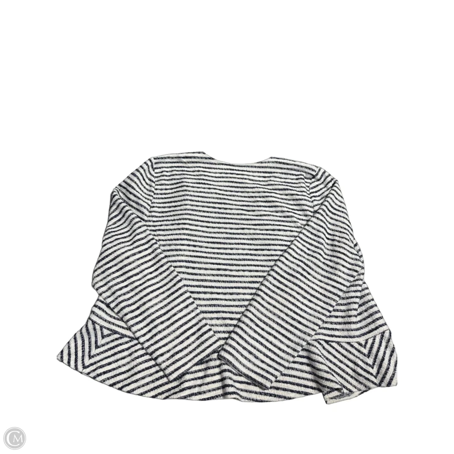 Top Long Sleeve By Loft In Striped Pattern, Size: Xl