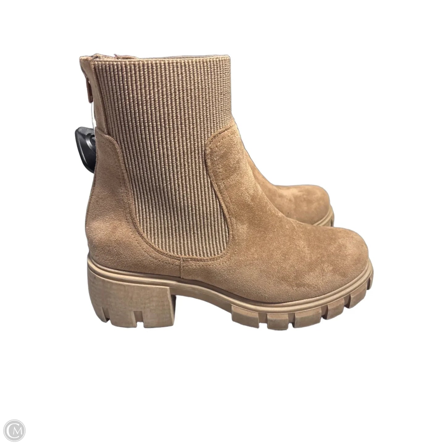 Boots Ankle Flats By Pierre Dumas In Tan, Size: 8