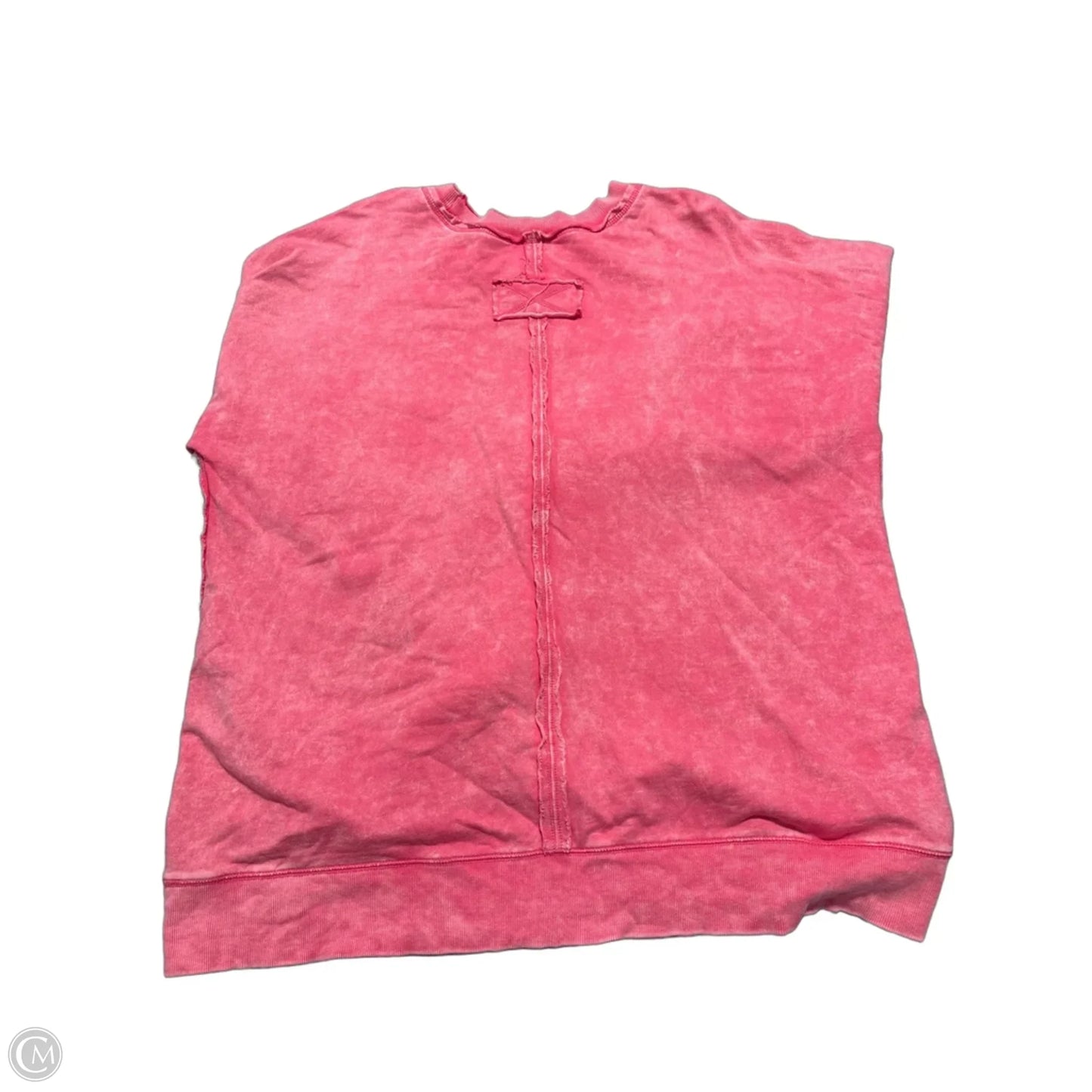 Top Long Sleeve By Zenana In Pink, Size: Xl