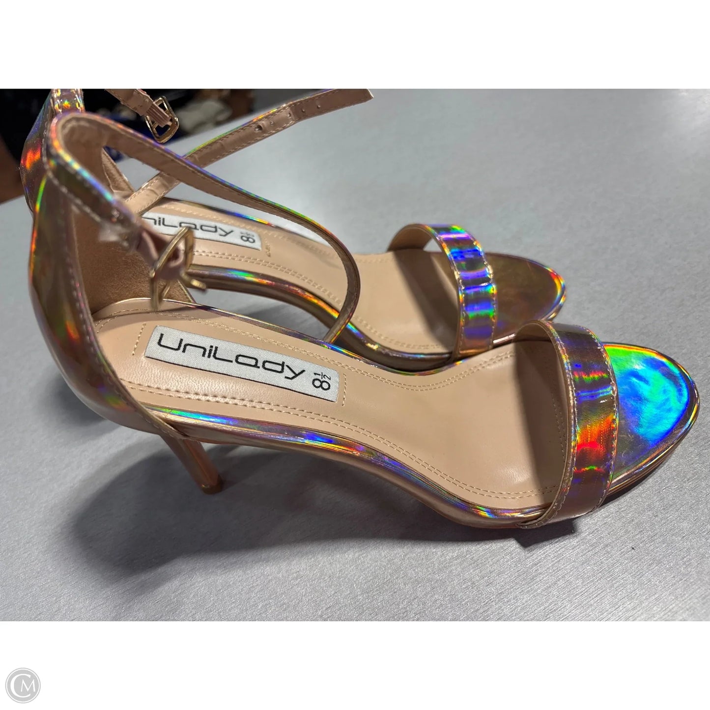 Shoes Heels Stiletto By Cmc In Gold, Size: 8.5