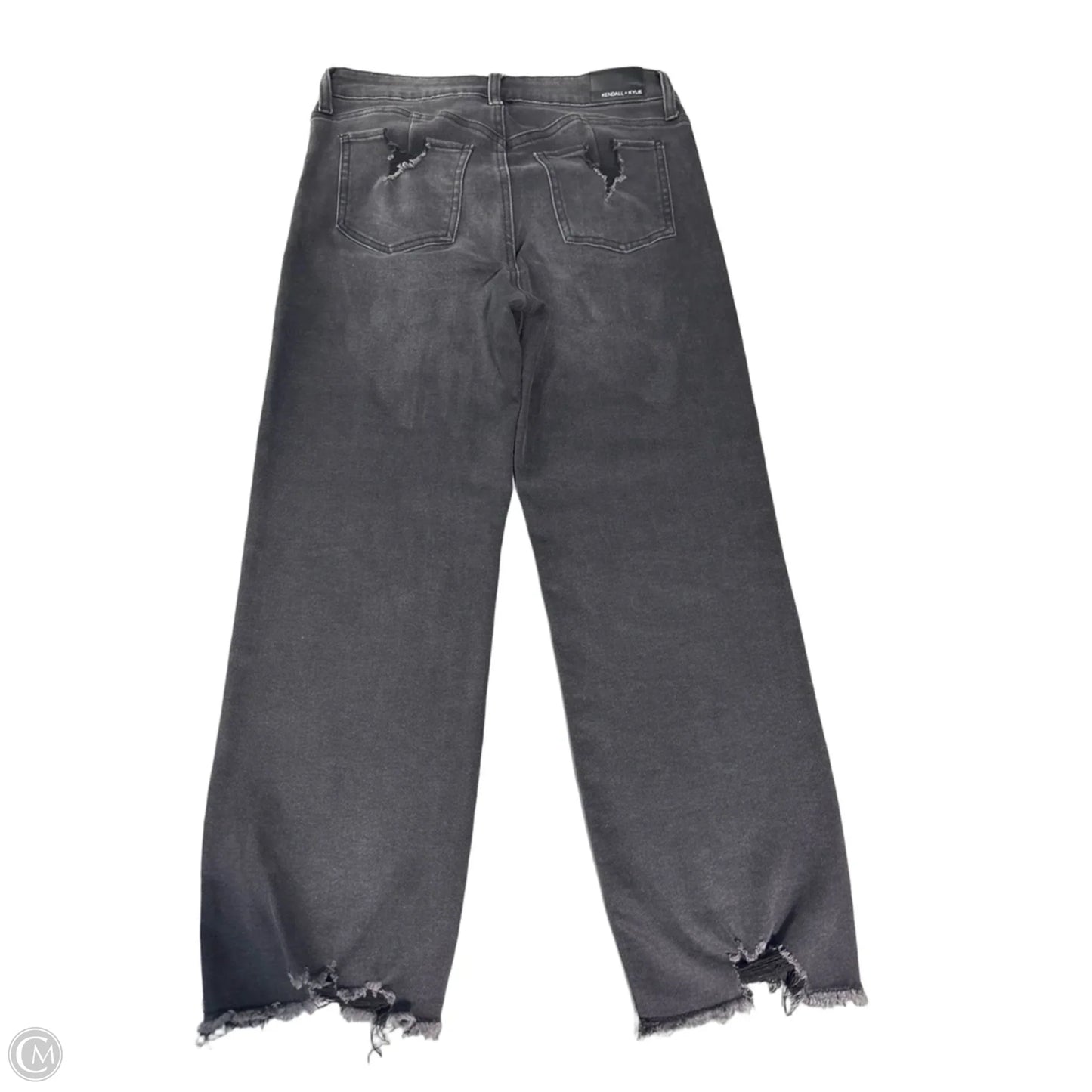 Jeans Straight By Kendall + Kylie In Black, Size: 12