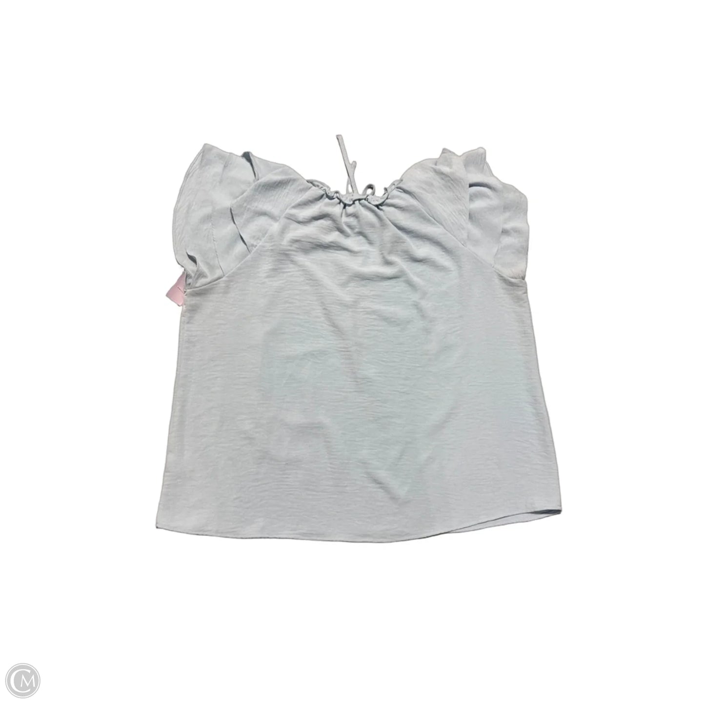 Top Short Sleeve By Cynthia Rowley In Blue, Size: 1x