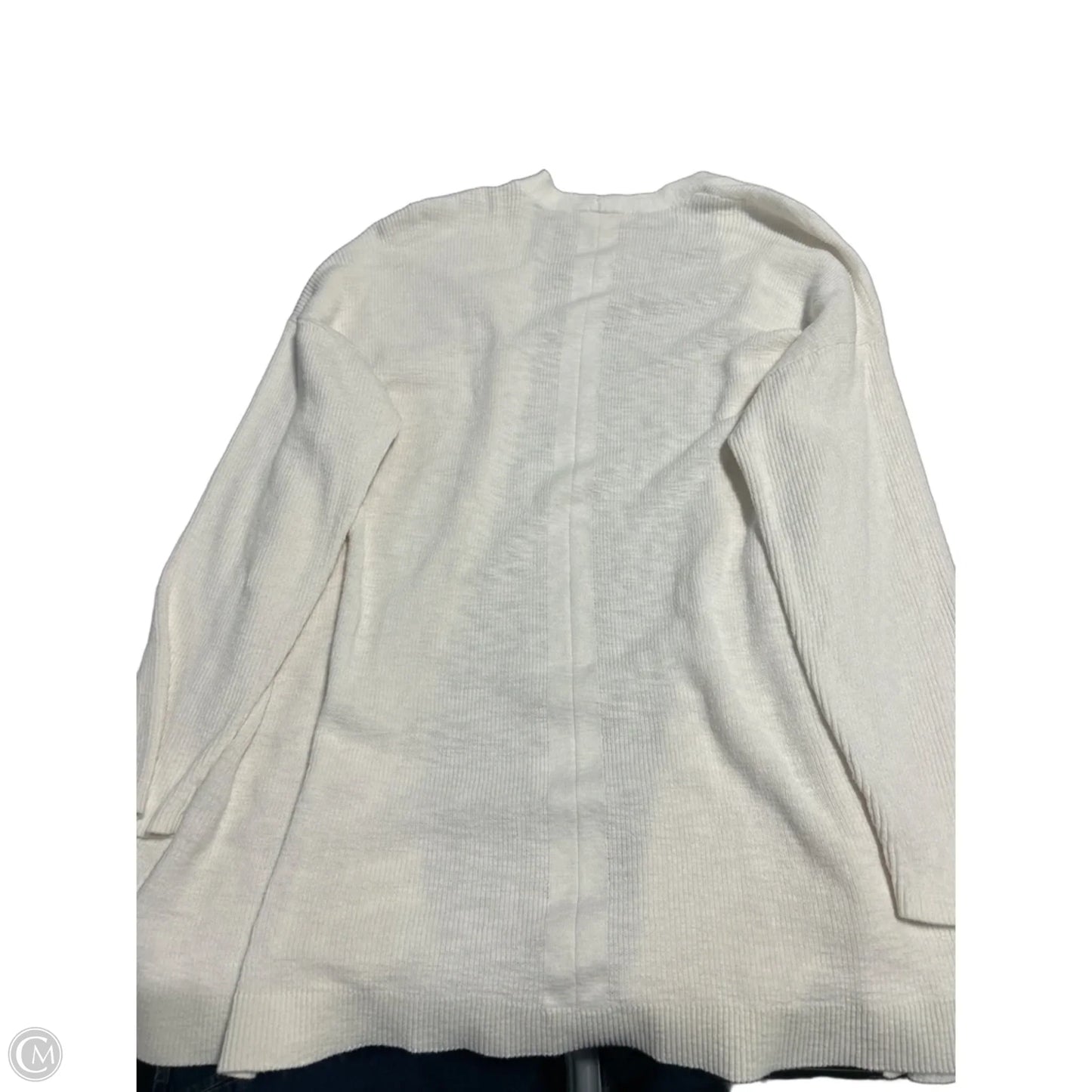 Cardigan By Terra & Sky In White, Size: 1x