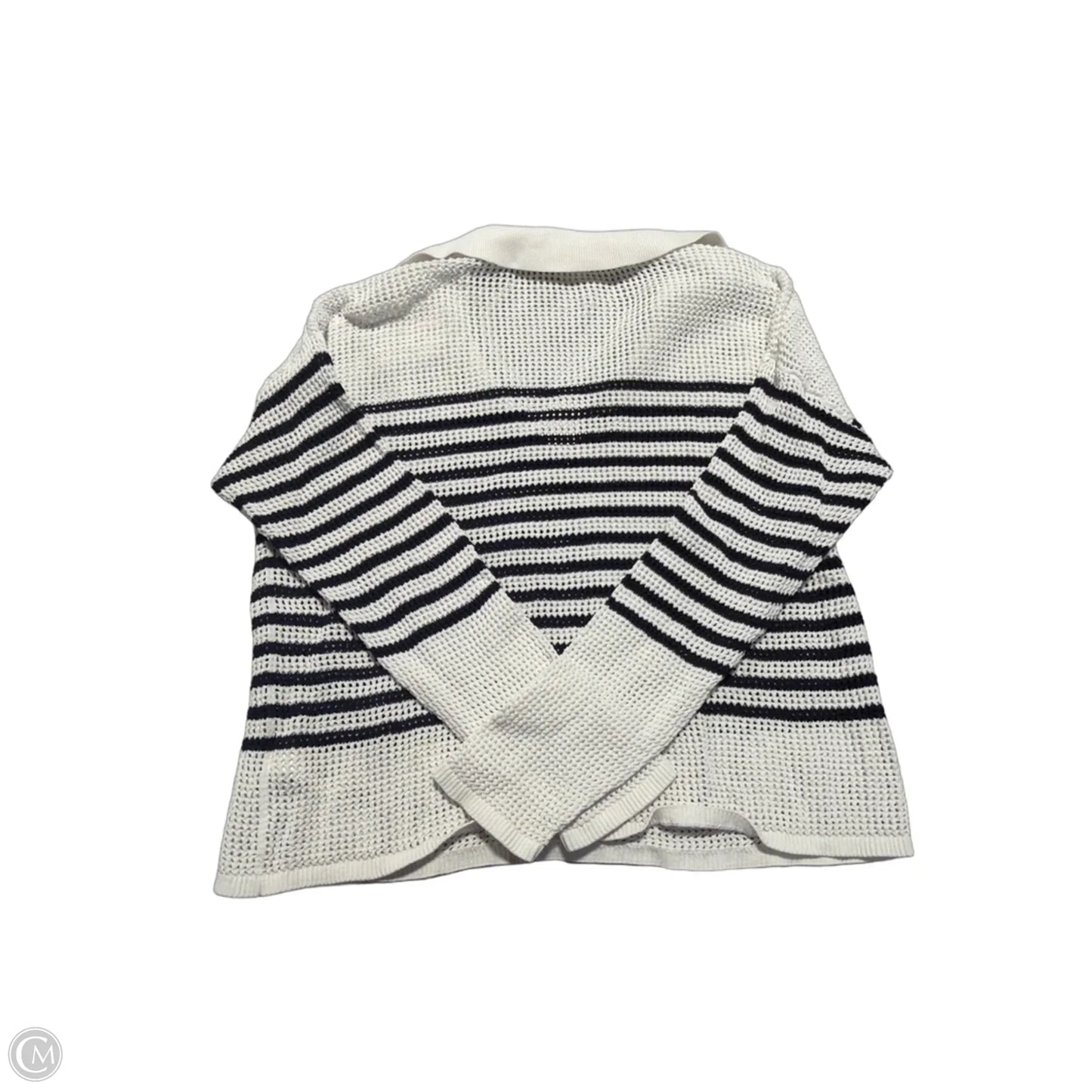 Sweater By Gap In Blue & White, Size: Xl