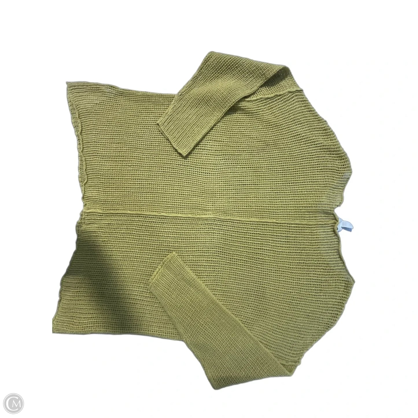 Top 3/4 Sleeve By Eileen Fisher In Yellow, Size: 1x