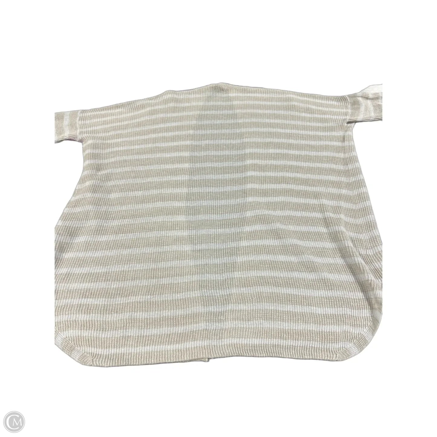 Cardigan By Eileen Fisher In Tan & White, Size: Xs