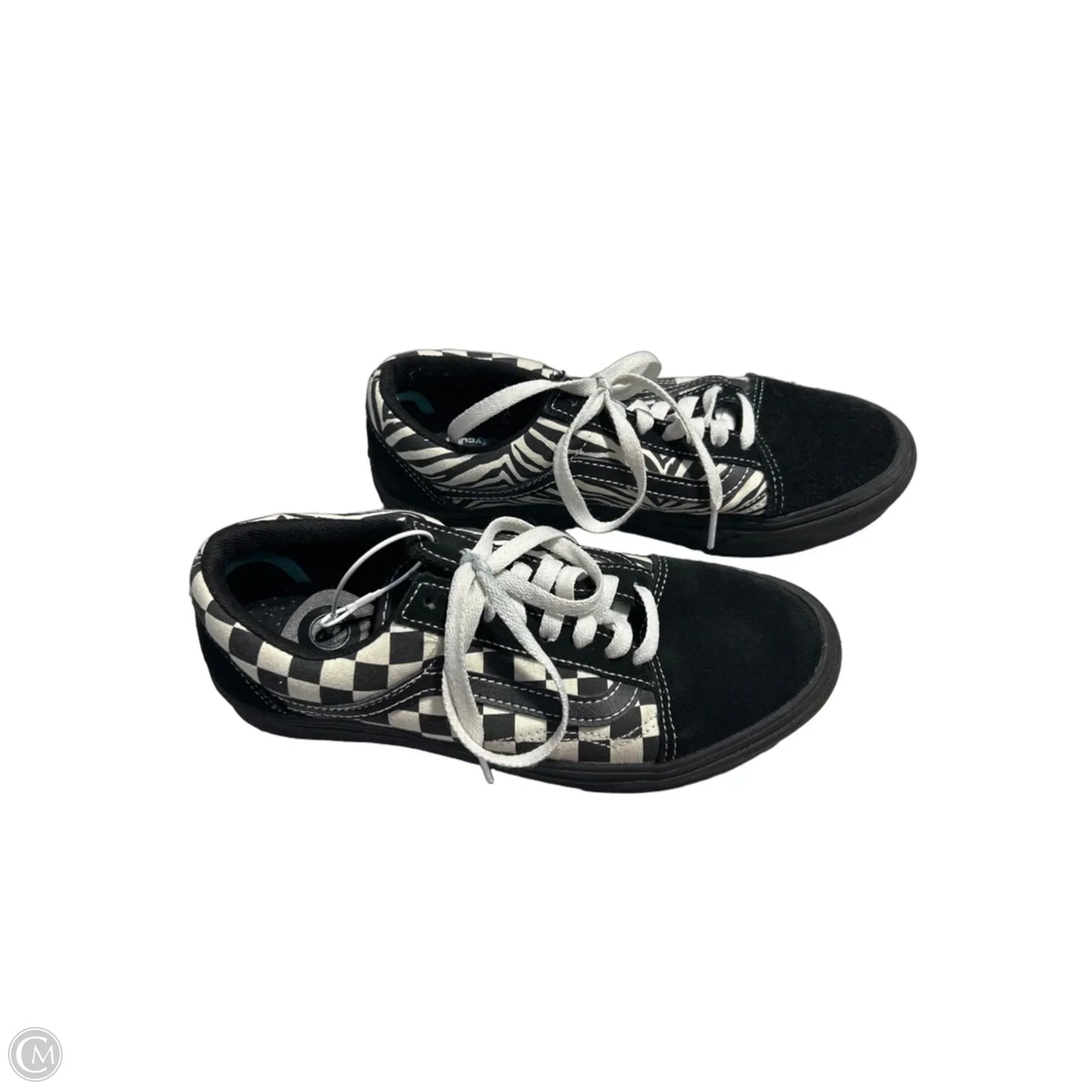 Shoes Sneakers By Vans In Black, Size: 8