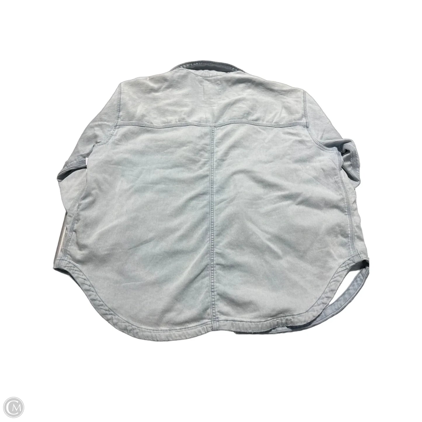 Jacket Denim By American Eagle In Blue, Size: L