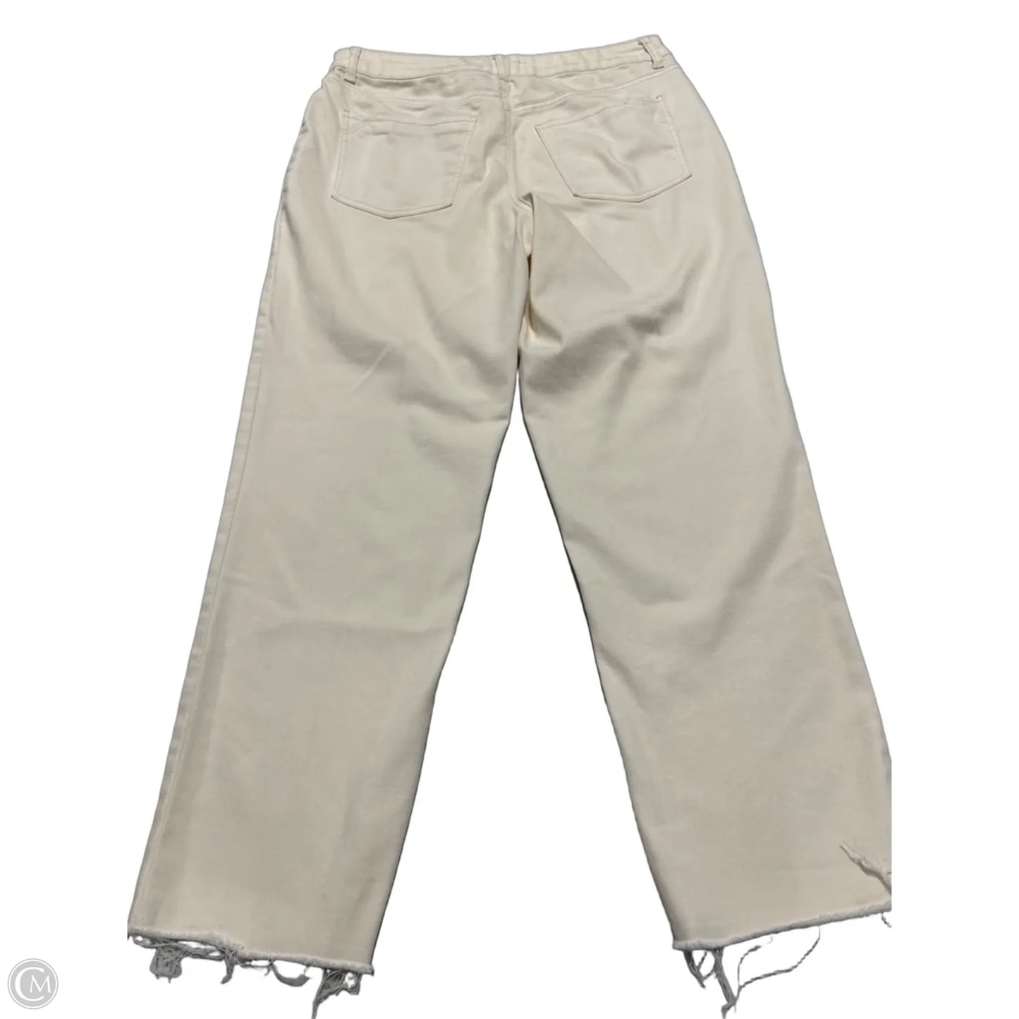 Jeans Straight By Maurices In Cream, Size: 12