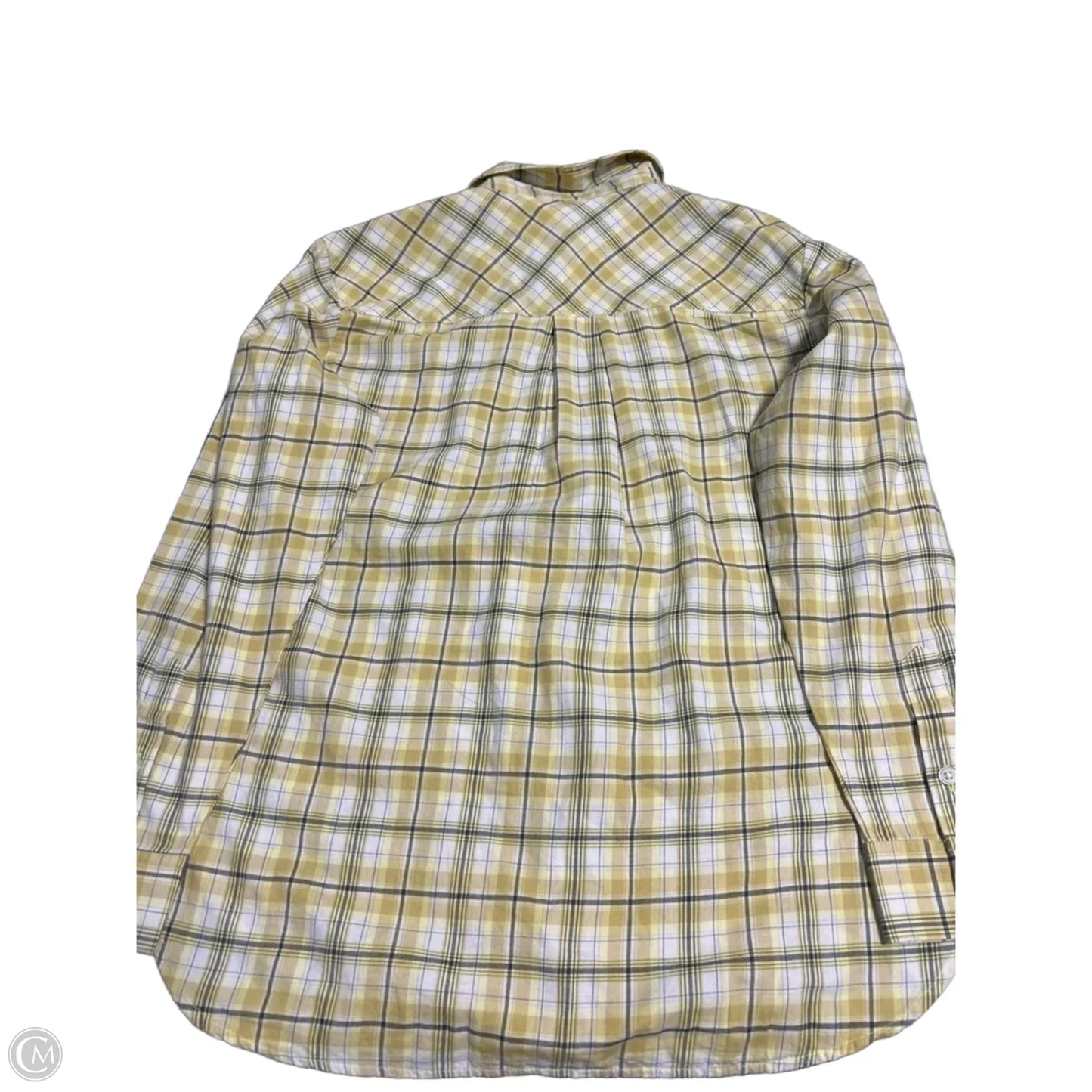 Top Long Sleeve By Loft In Yellow, Size: S