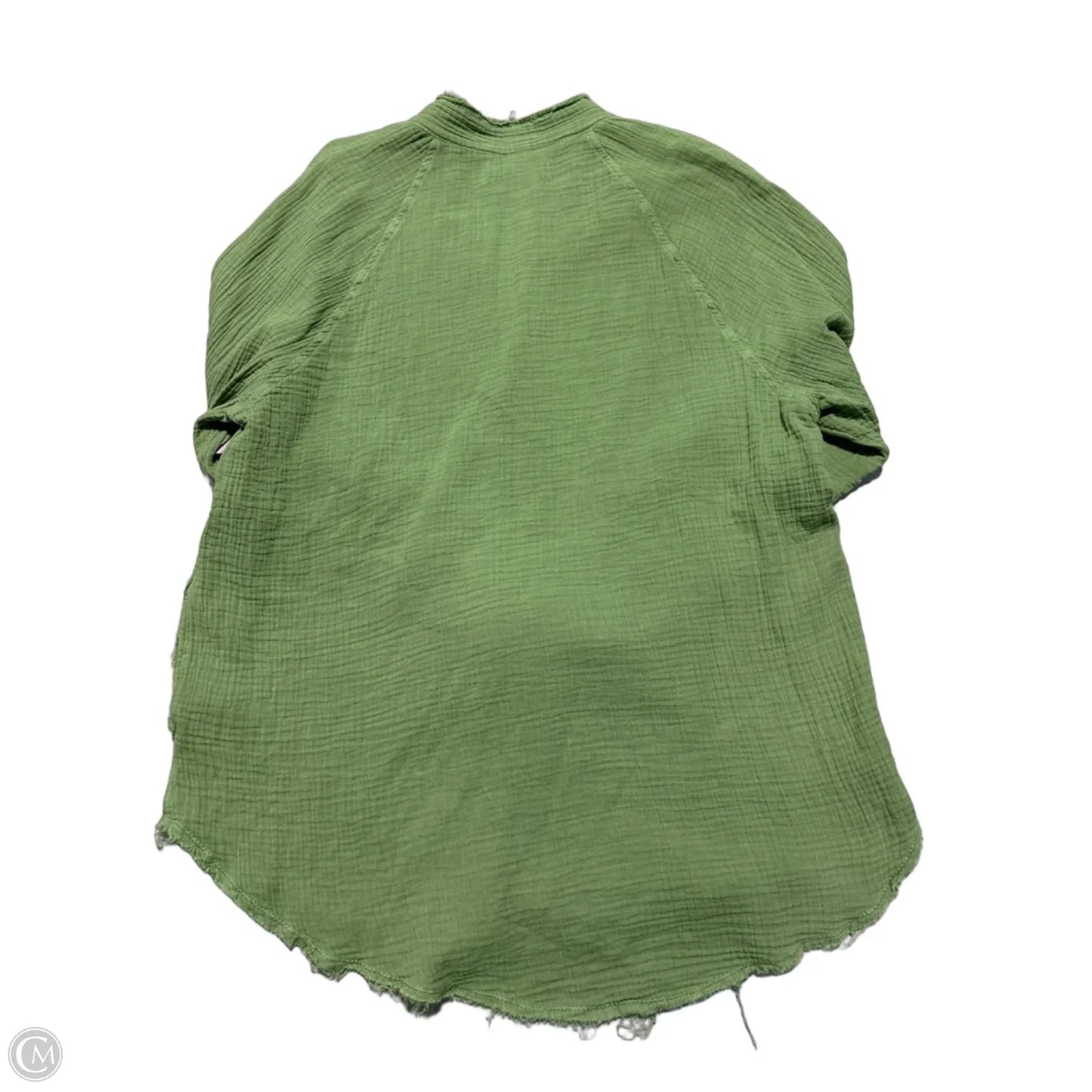 Top Long Sleeve By We The Free In Green, Size: S