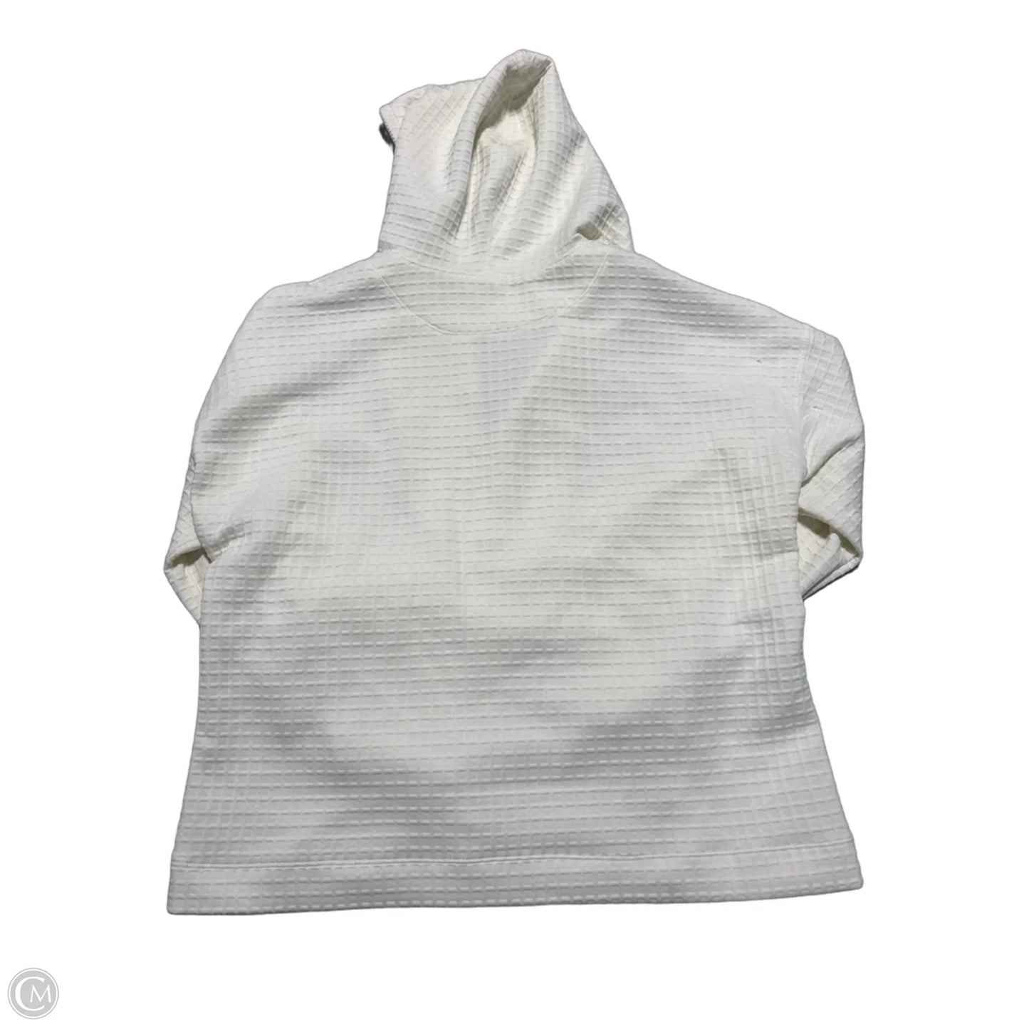 Sweatshirt Hoodie By Max Studio In Cream, Size: M