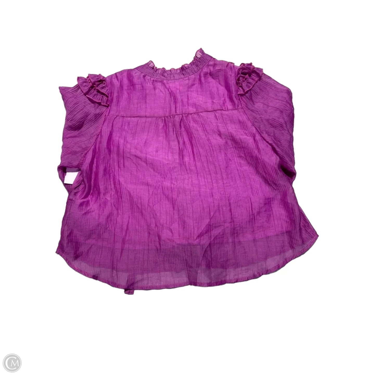 Top Long Sleeve By &merci In Purple, Size: L