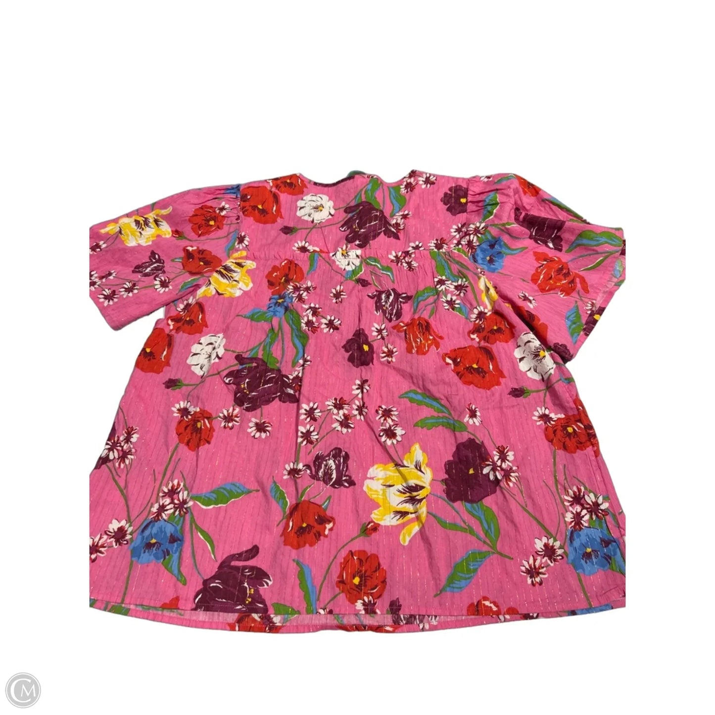 Top Short Sleeve By Draper James In Pink, Size: M