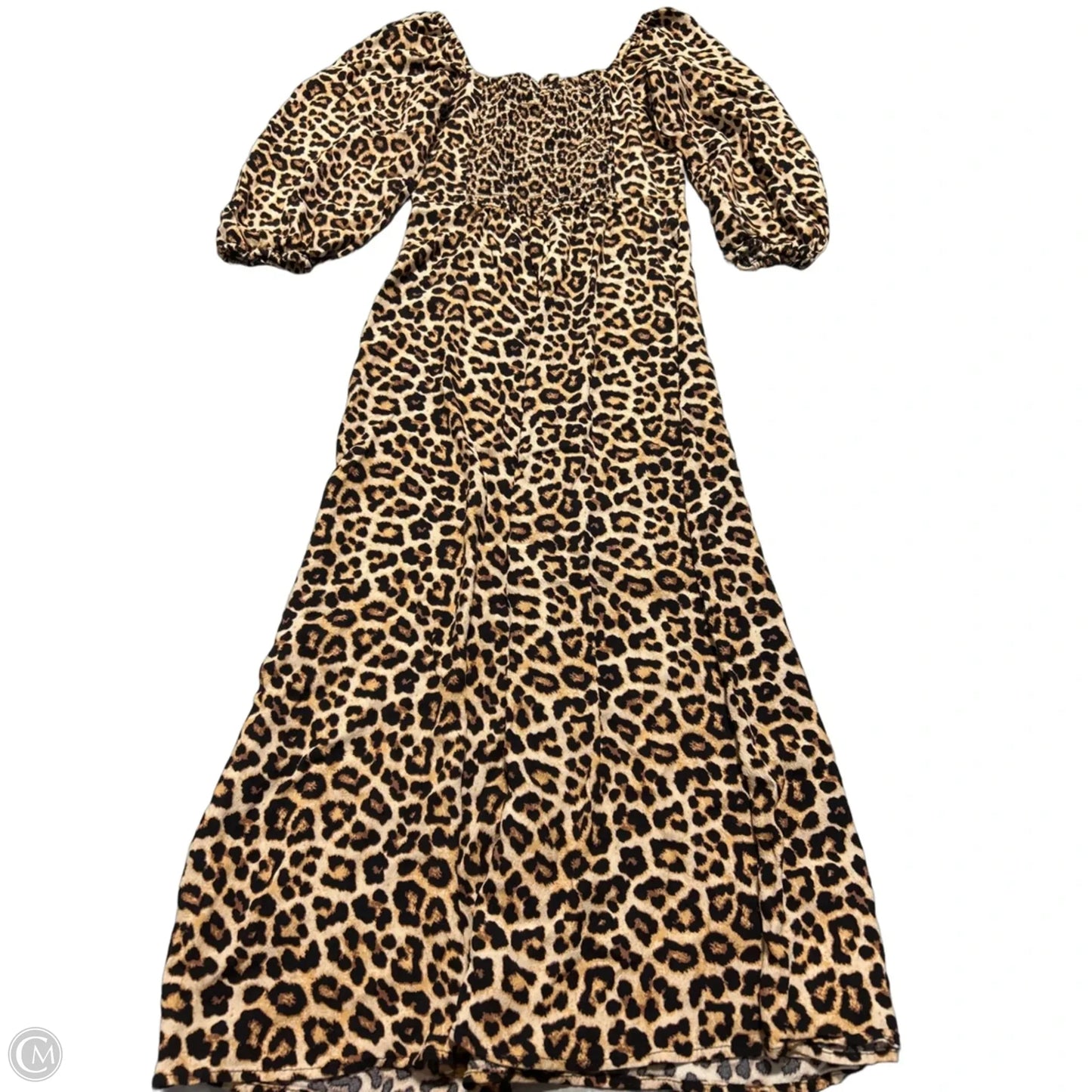 Dress Casual Maxi By H&m In Animal Print, Size: Xs