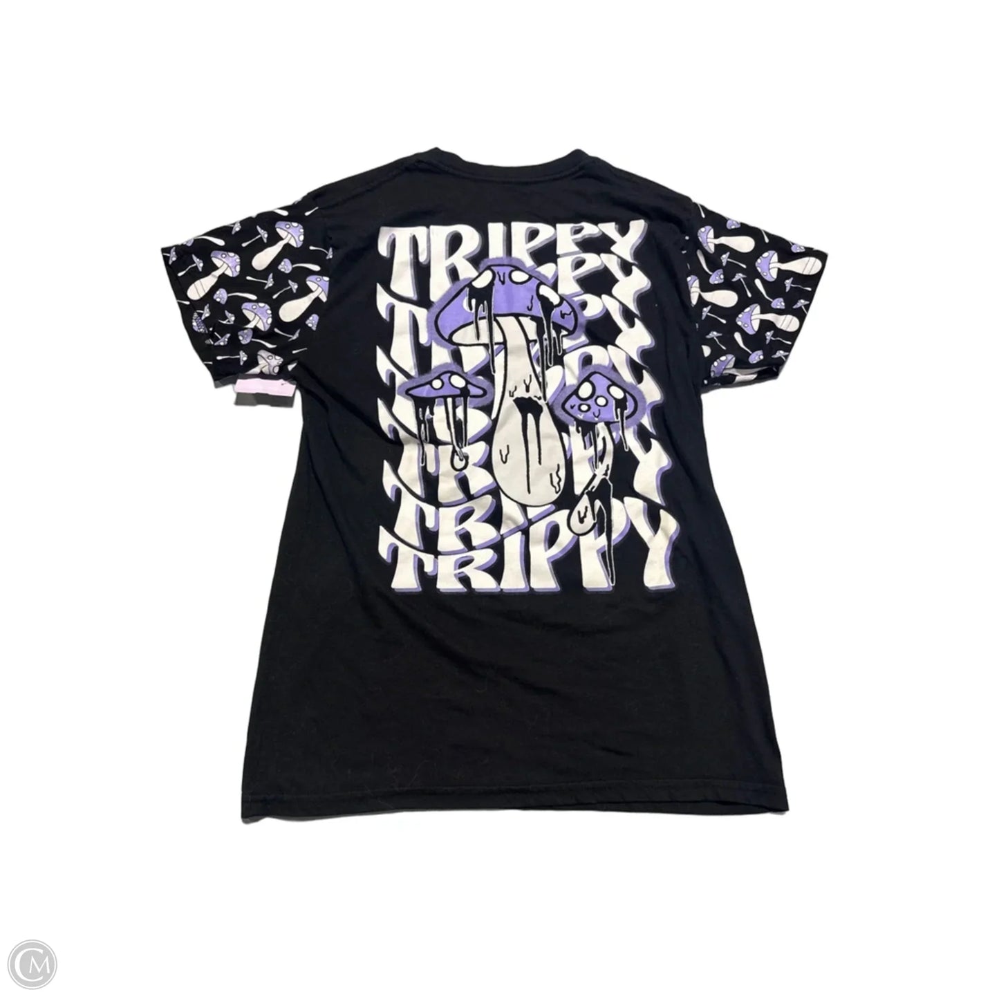 Top Short Sleeve By Cmc In Black, Size: M