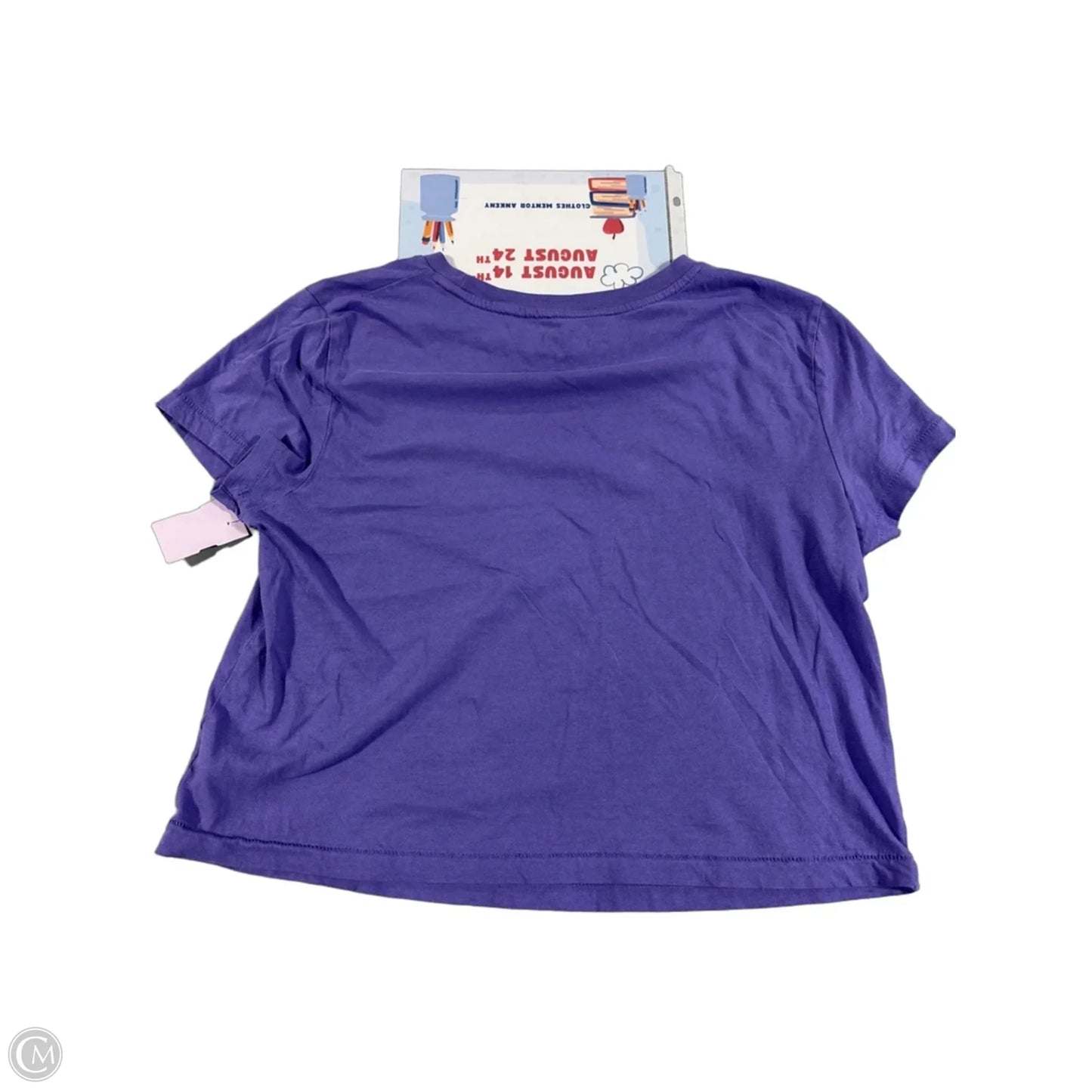 Top Short Sleeve By Universal Thread In Purple, Size: S