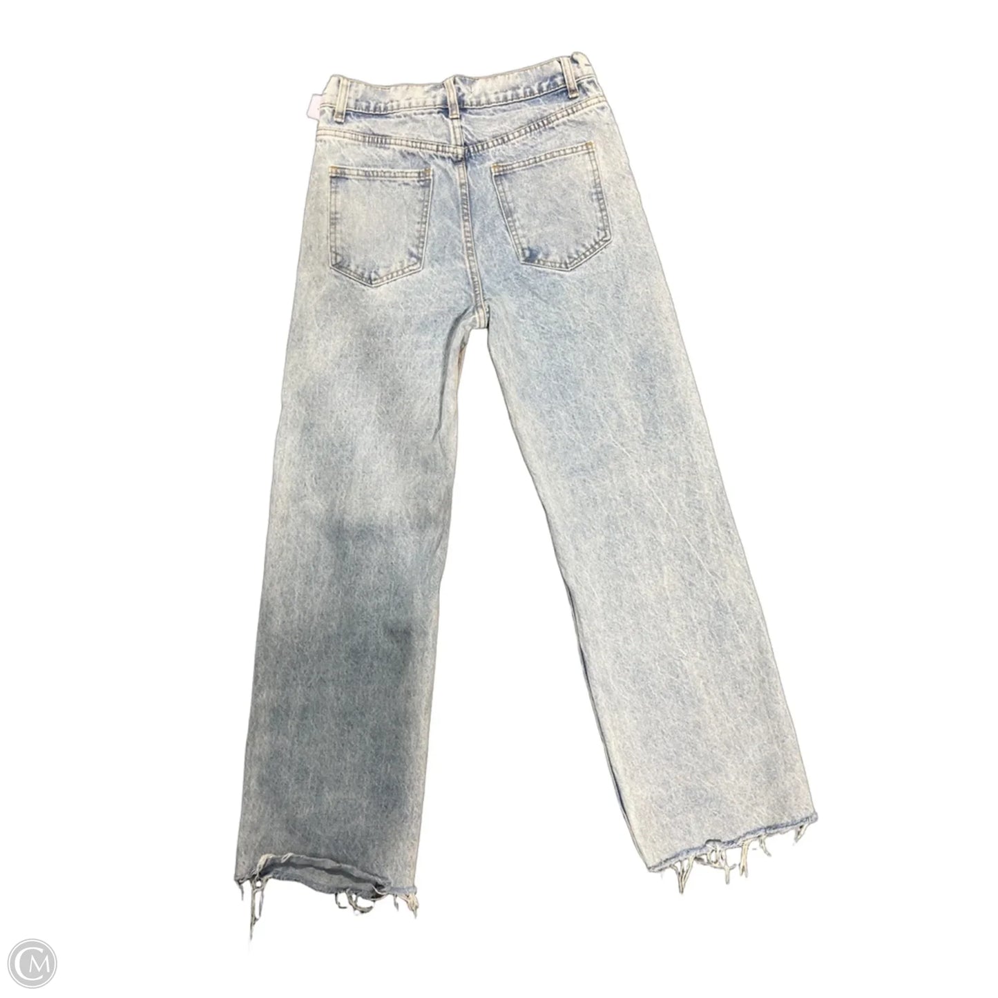 Jeans Straight By Deluc In Blue Denim, Size: S