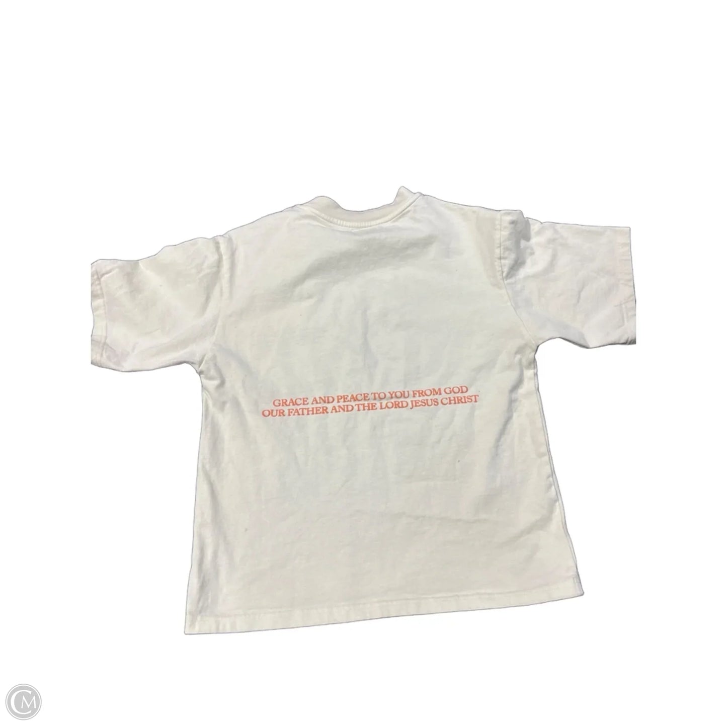 Top Short Sleeve By Grace In Cream, Size: Xs
