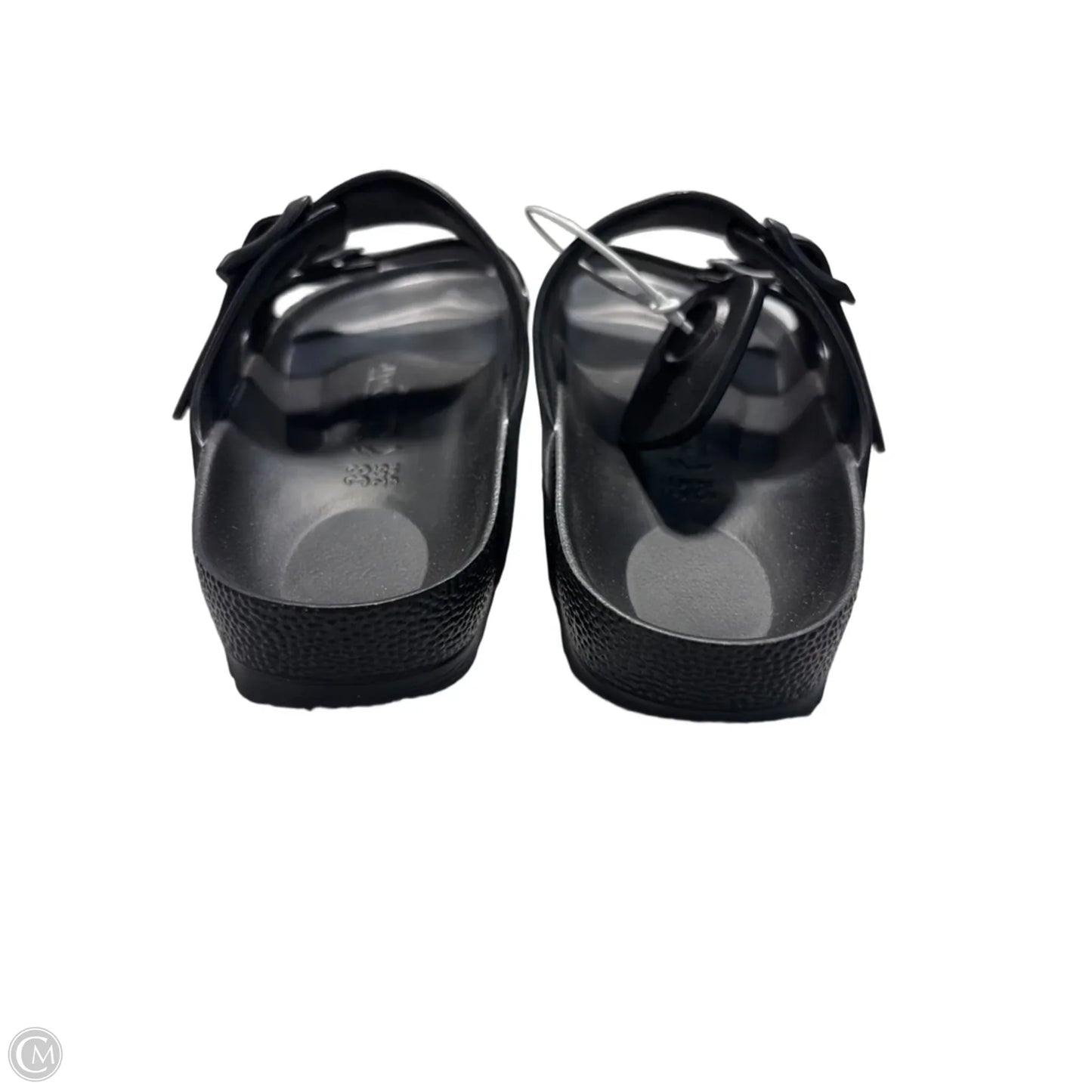 Sandals Flats By Birkenstock In Black, Size: 7
