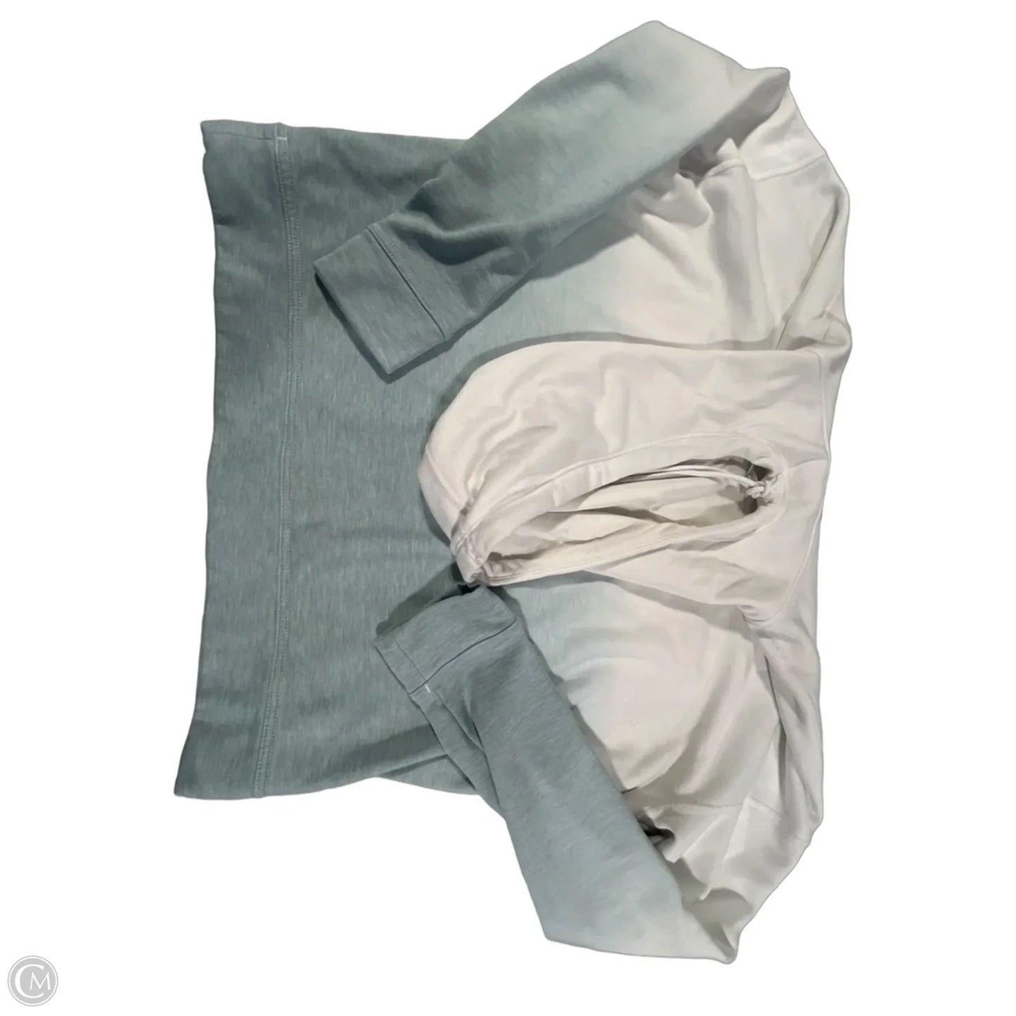 Sweatshirt Hoodie By Nobull In Blue & White, Size: S